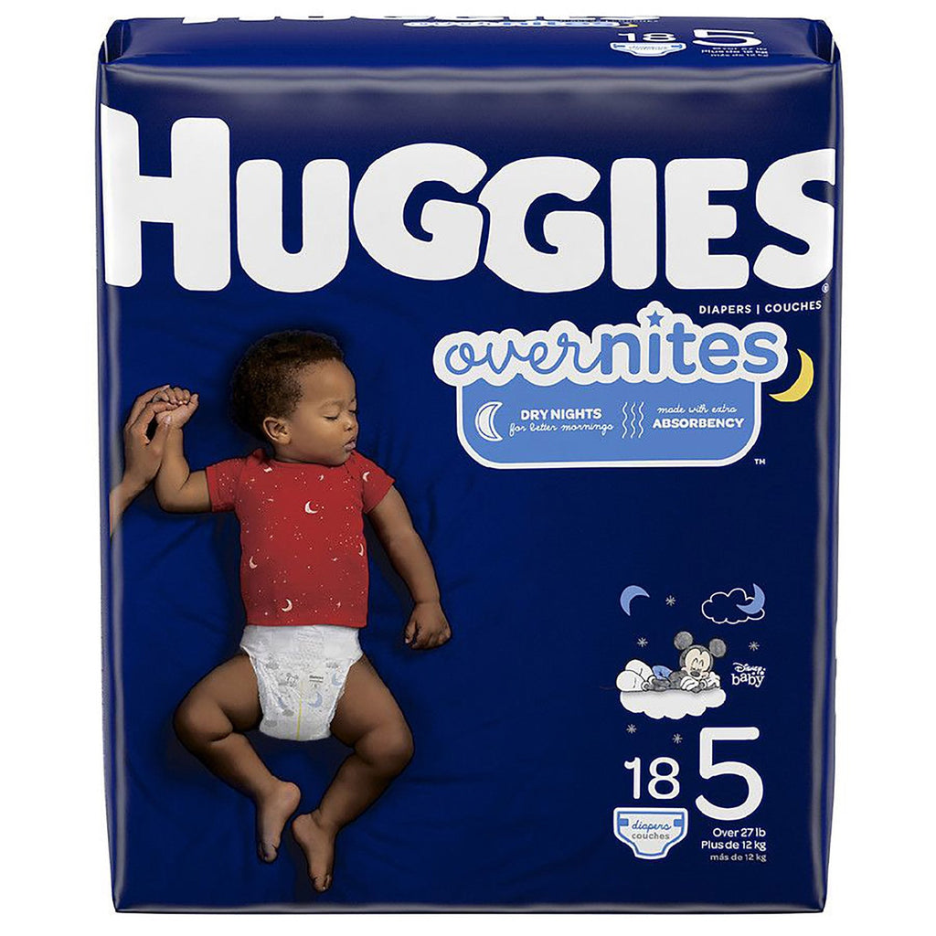 Huggies® OverNites Diaper, Size 5 49540