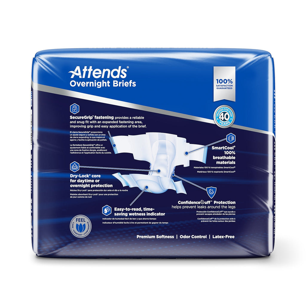 Attends® Briefs with Overnight Protection, X-Large DDEW40