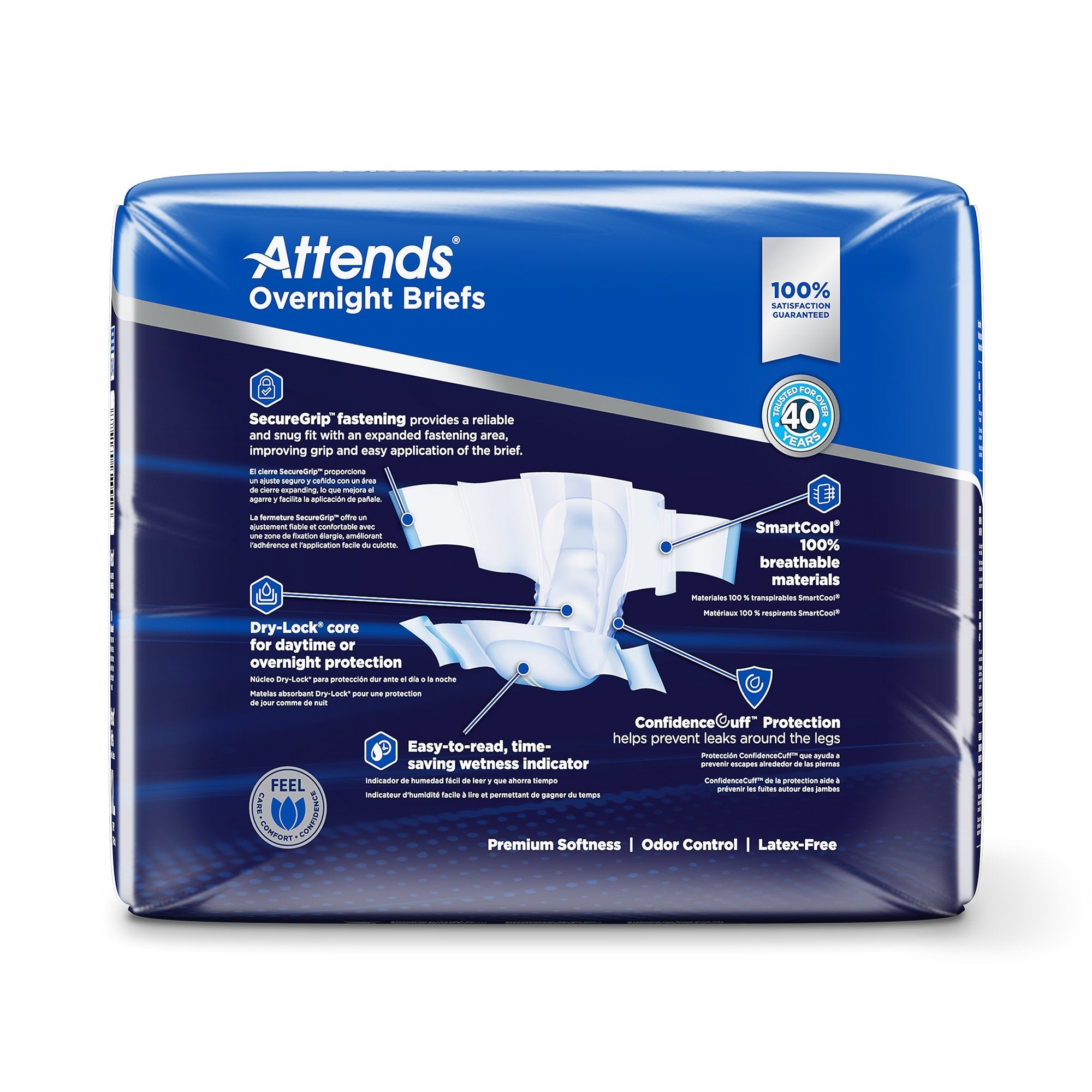 Attends® Briefs with Overnight Protection, X-Large DDEW40