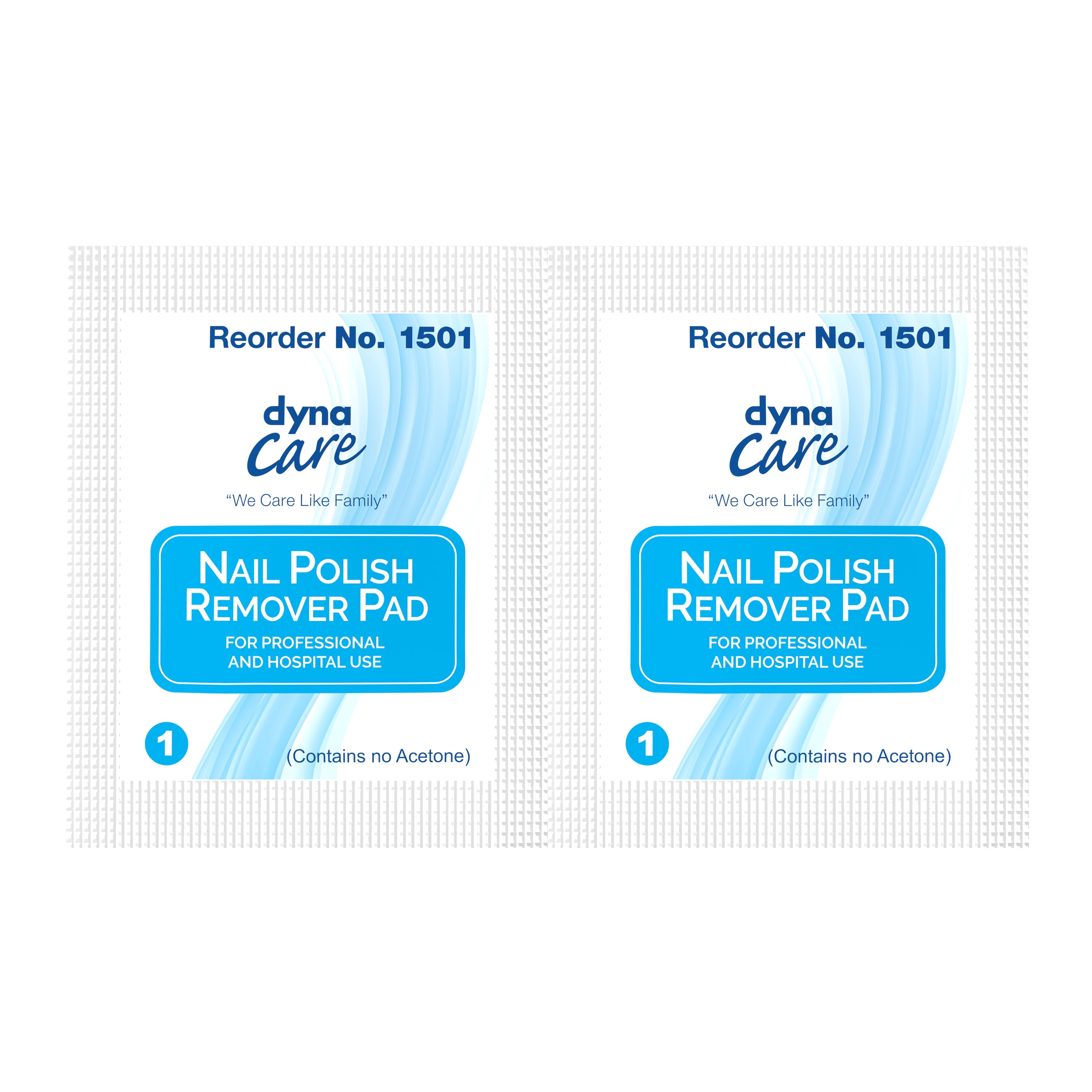 dynarex® Nail Polish Remover Pads 1501