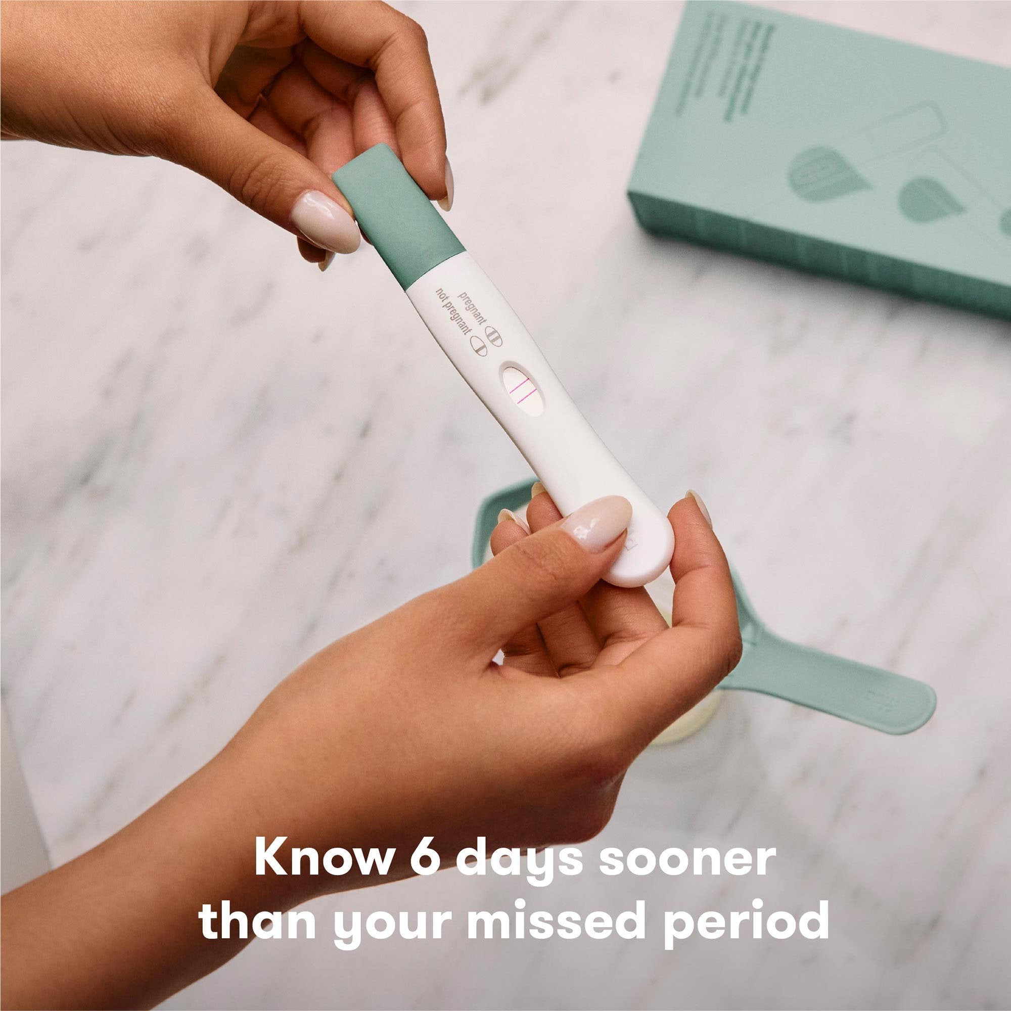 Reproductive Health Test Kit Frida Fertility hCG Pregnancy Test 2 Tests CLIA Waived 500001287