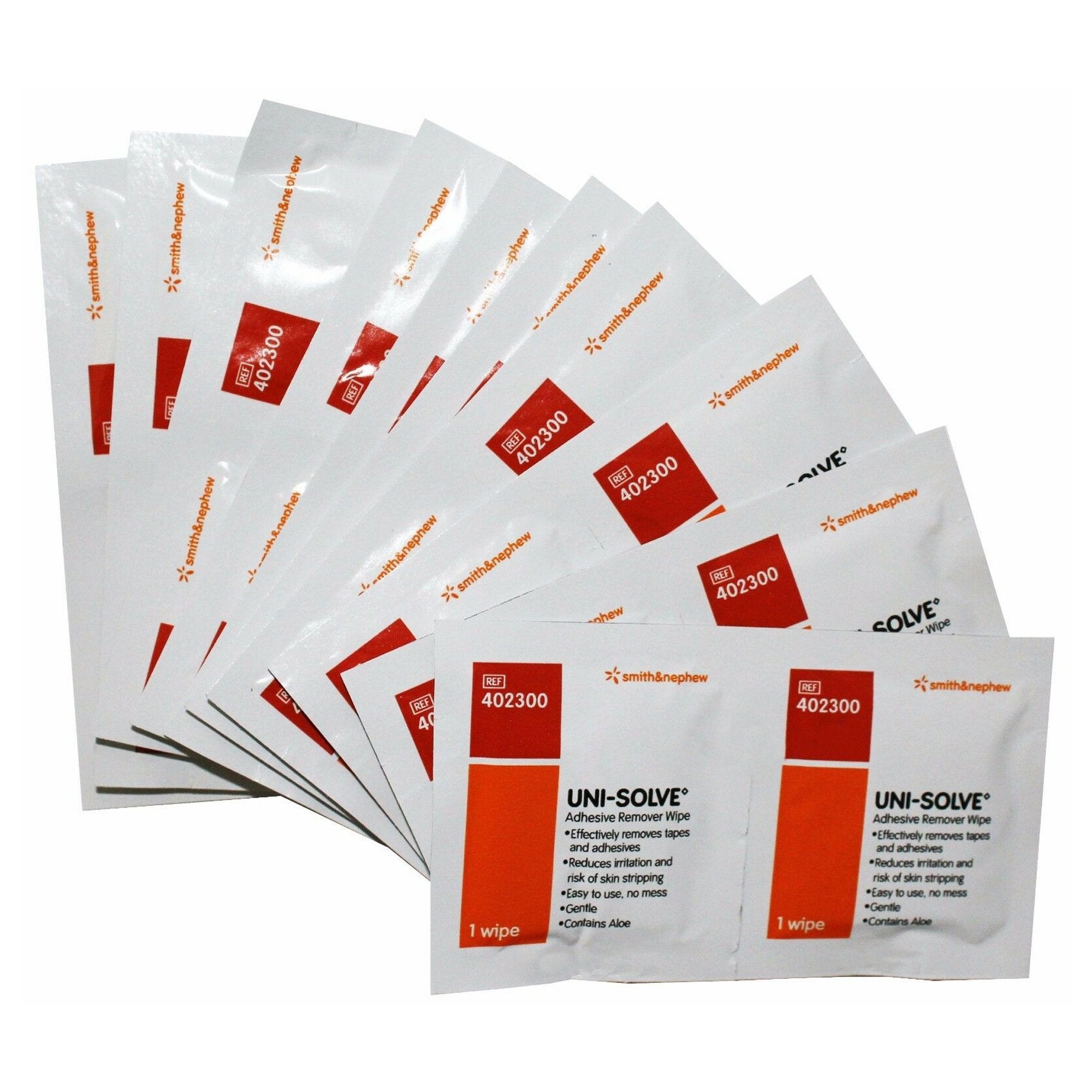 Uni-Solve™ Adhesive Remover, 2.5 x 2.5 Inch Wipe 402300