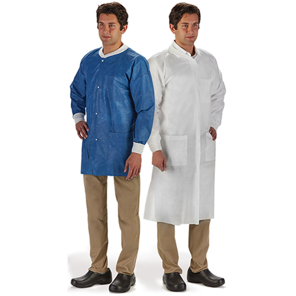 LabMates® Lab Jacket, Large, Blue 85190