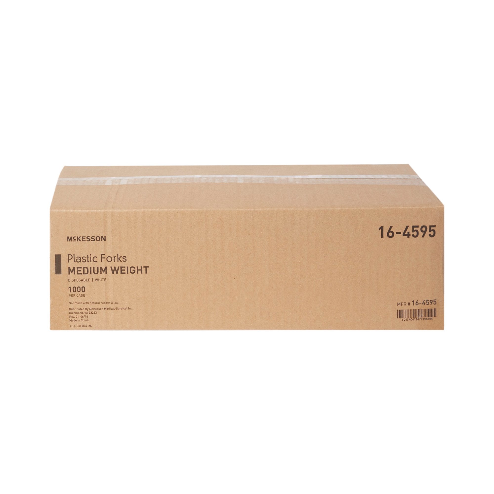 McKesson Polypropylene Fork, White 16-4595