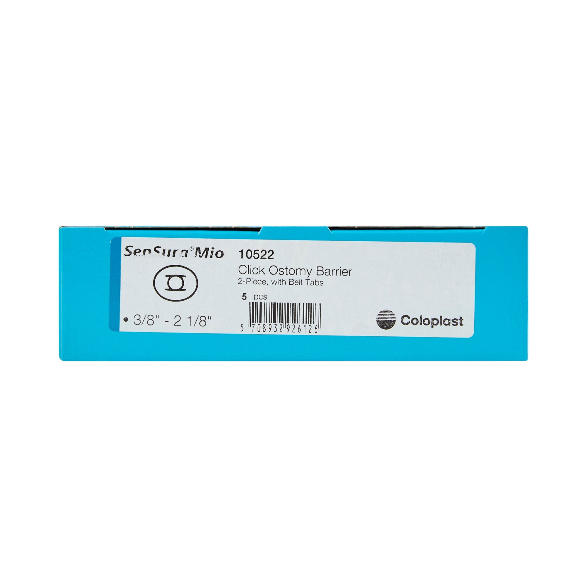 SenSura® Mio Click Ostomy Barrier, Trim to Fit 10 – 55 mm, Blue Match 10522