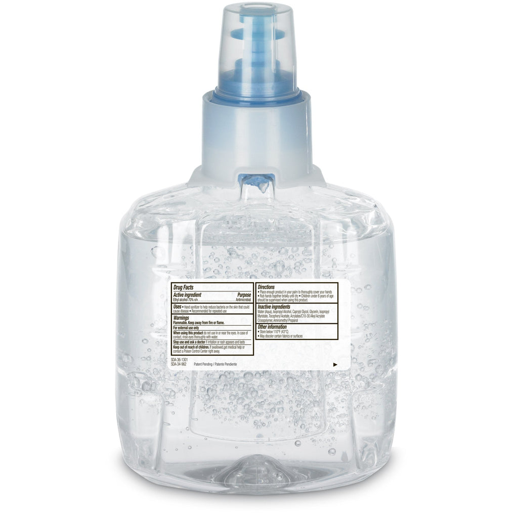 Purell® Advanced Hand Sanitizer 1,200 mL 70% Ethyl Alcohol Gel Green Certified 1903-02
