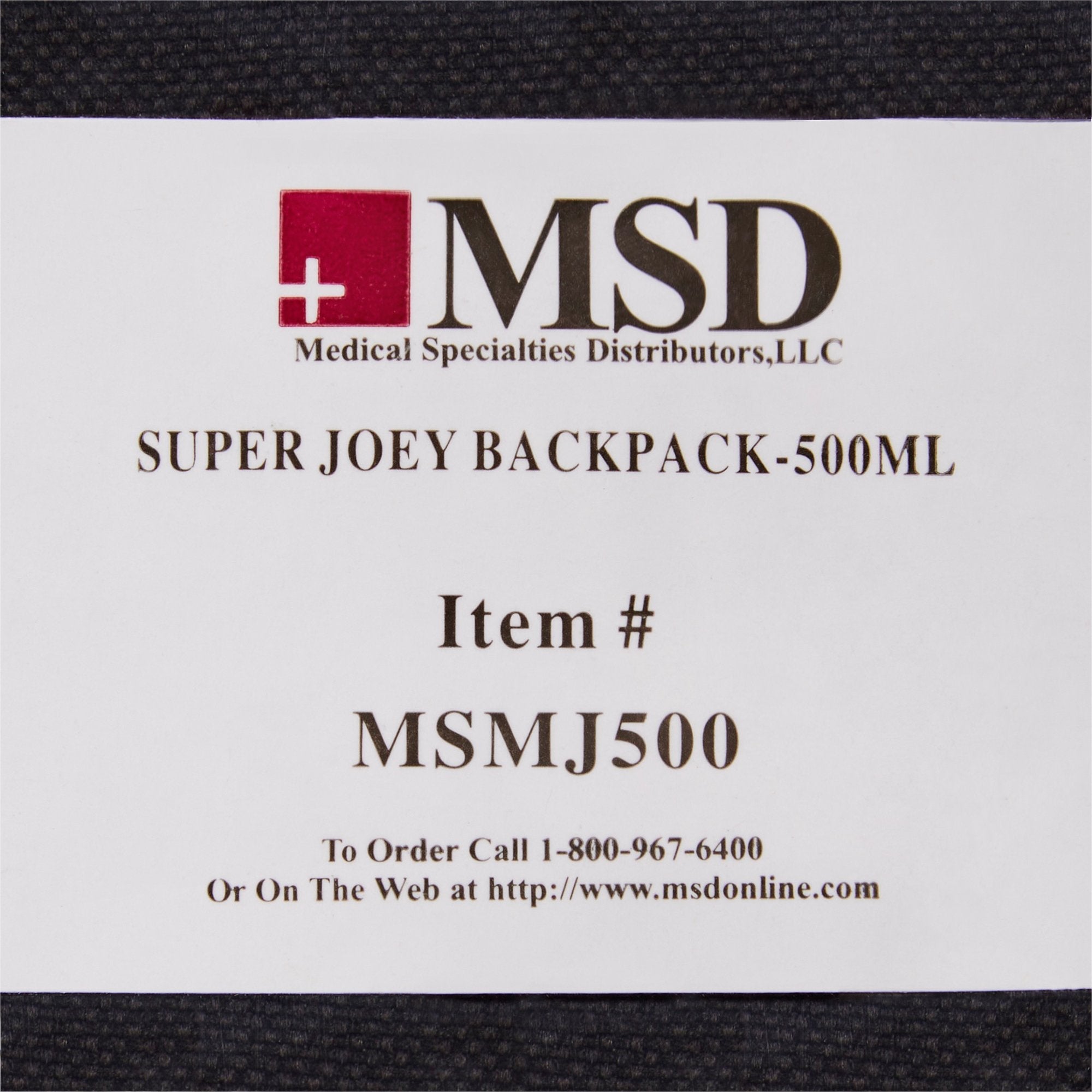 McKesson Feeding Pump Backpack for 500mL Kangaroo™ Joey Enteral Feeding Pump MJ500
