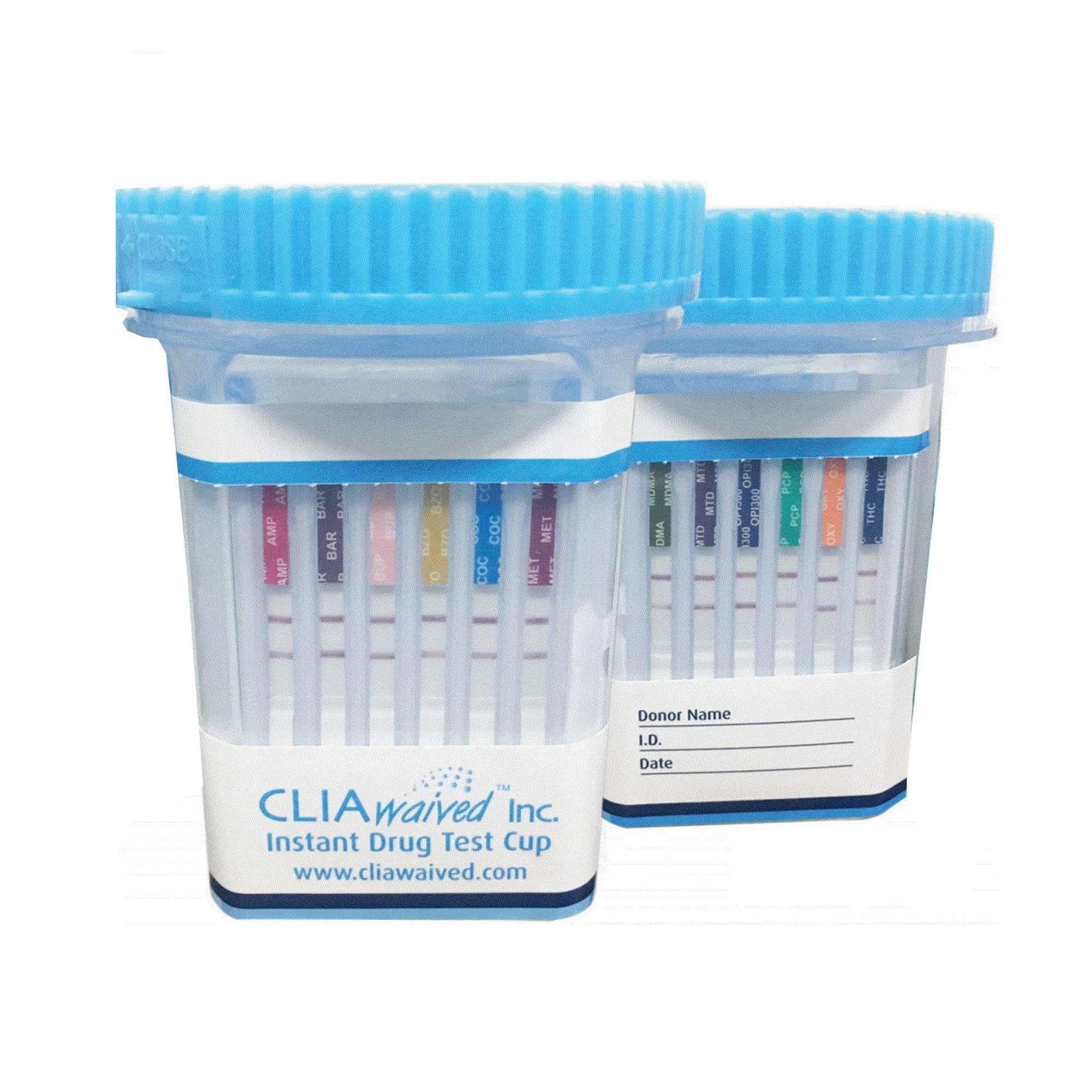 CLIAwaived™ 14-Drug Panel with Adulterants Drugs of Abuse Test CLIA-IDTC-14-BUPA