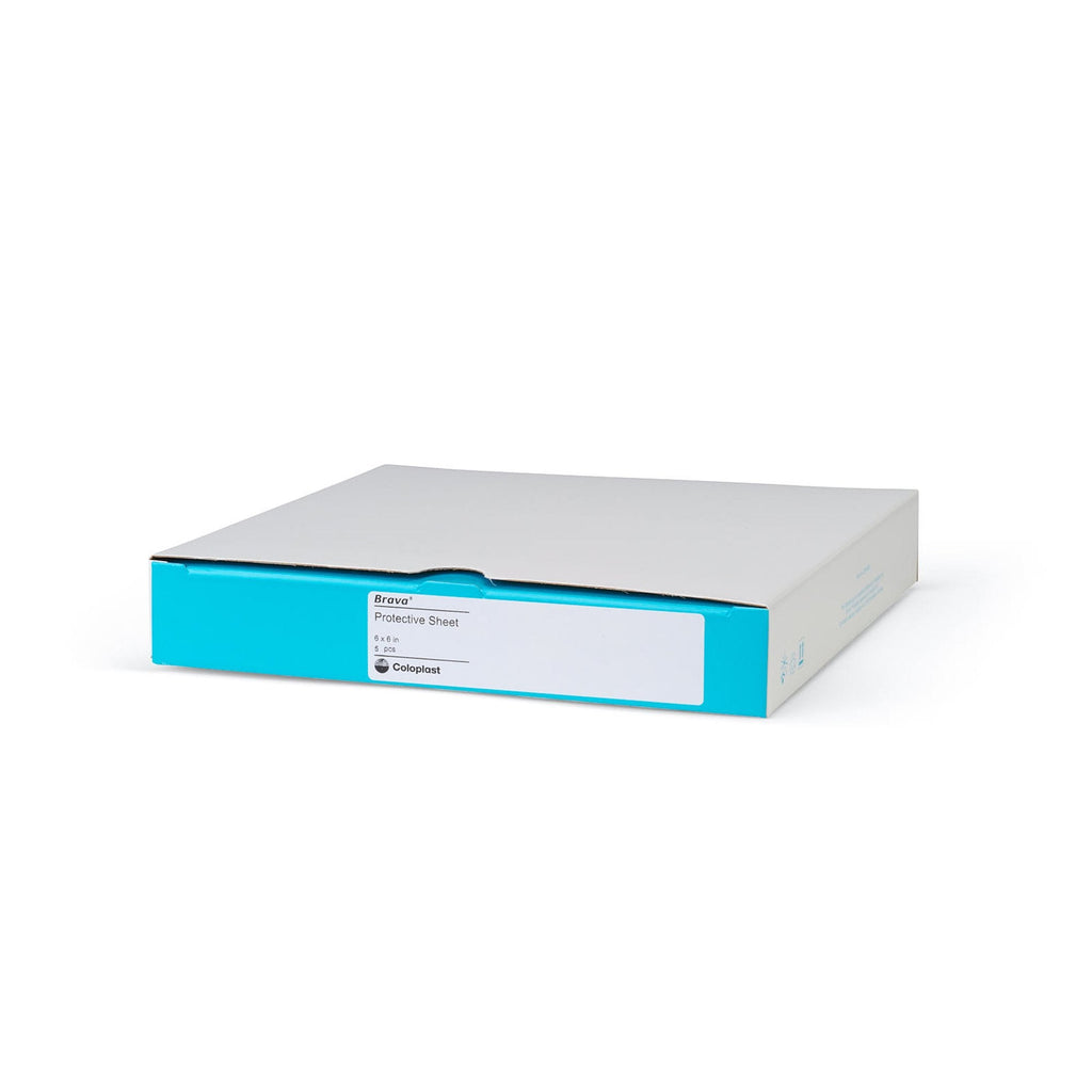 Brava® Stoma Skin Protective Sheet Ostomy Barrier with Moist Adhesion, 6 x 6 in. 32155