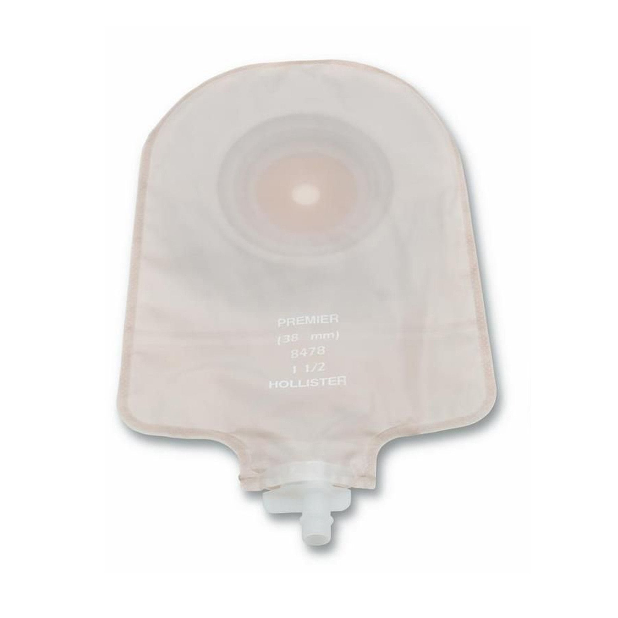 Premier™ One-Piece Drainable Transparent Urostomy Pouch, 9 Inch Length, 1½ Inch Stoma 8478