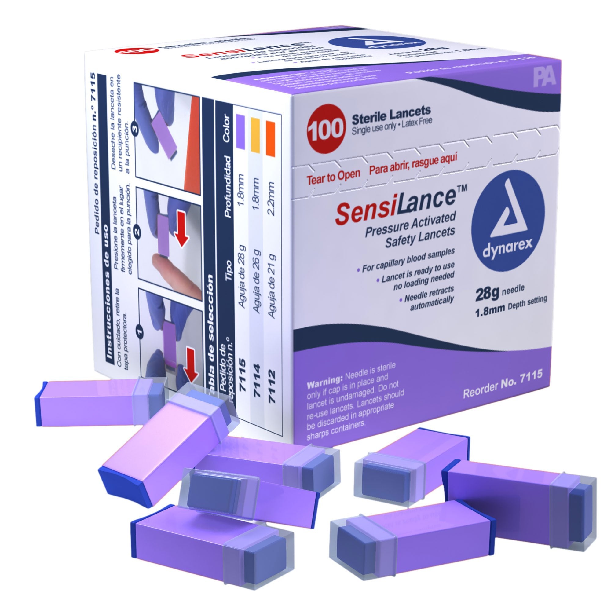 SensiLance™ Safety Lancet 7115