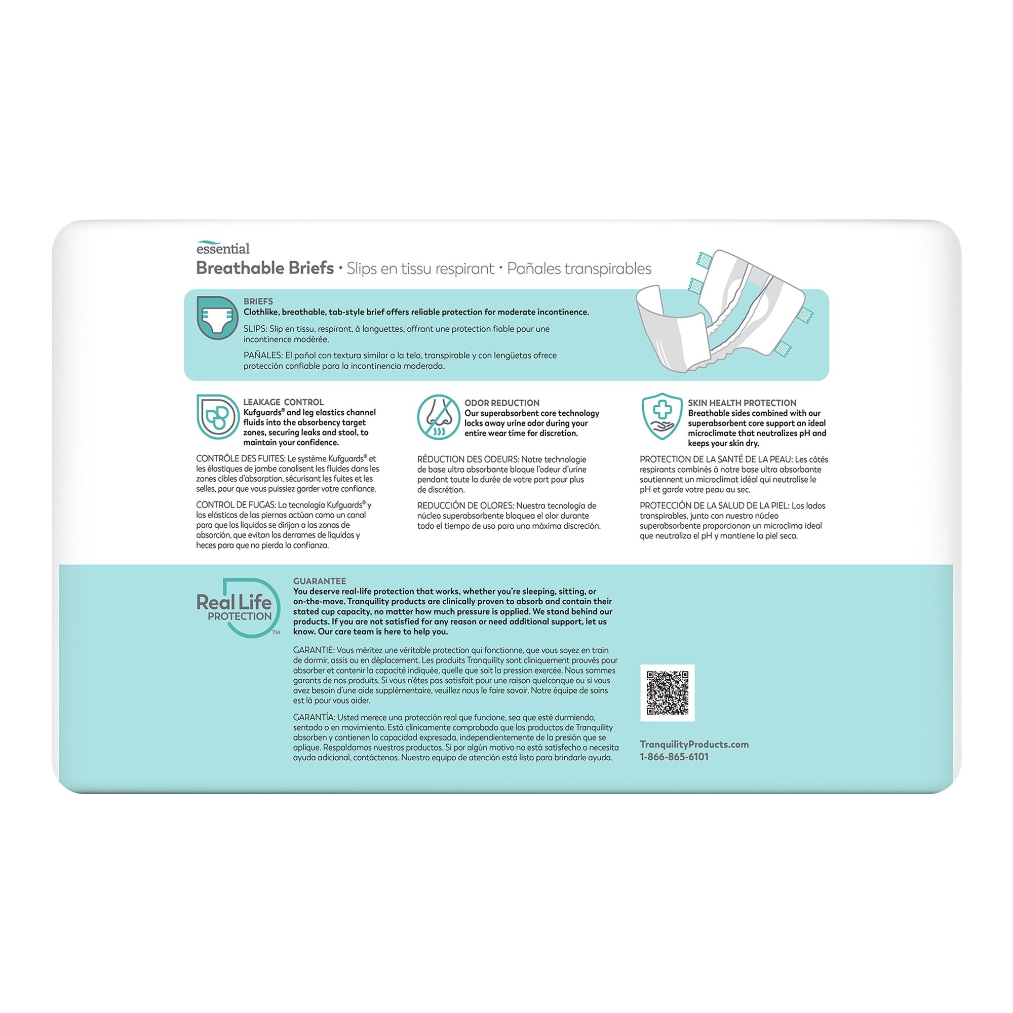 ComfortCare™ Incontinence Brief, Large 2966-100
