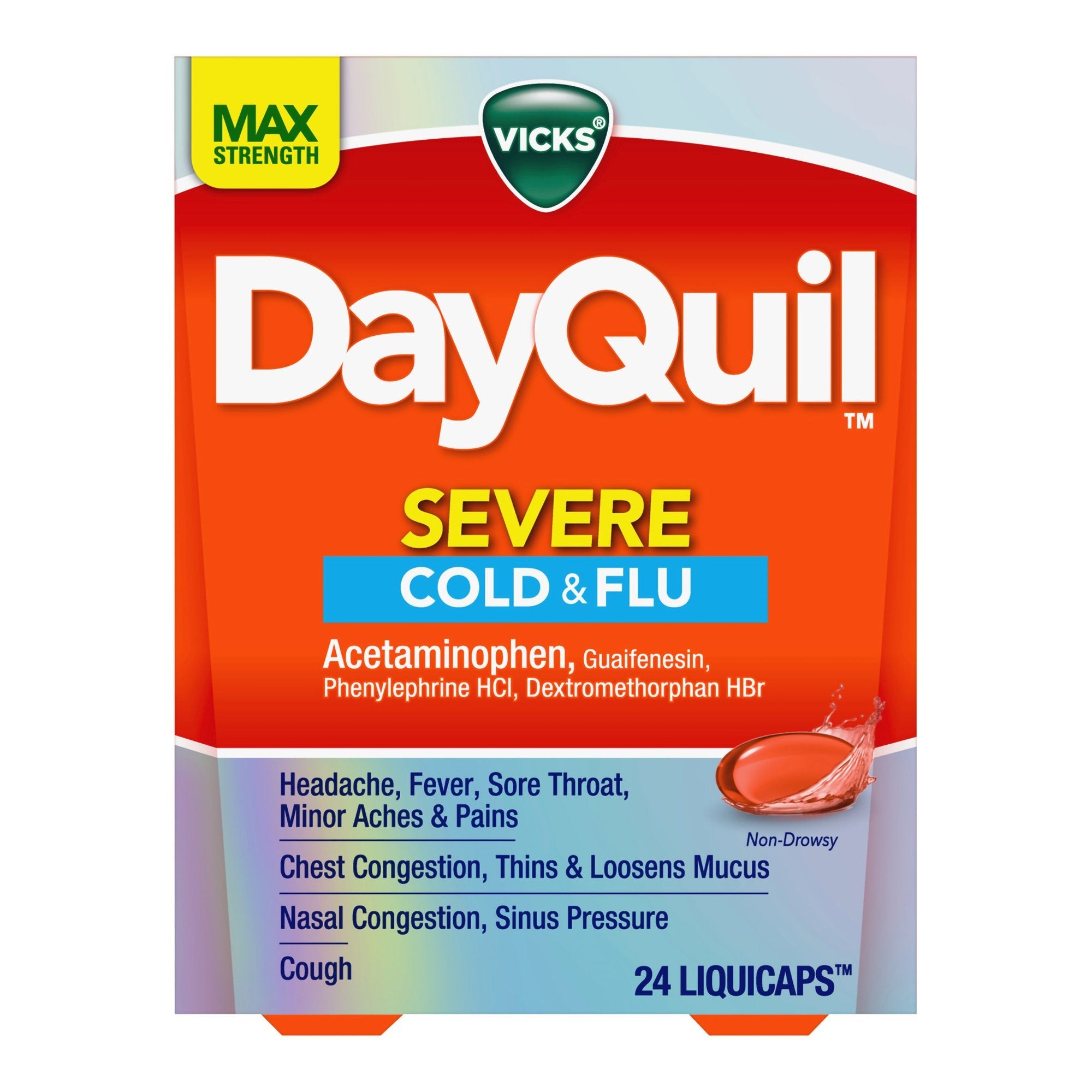Vicks DayQuil Severe Cold & Flu LiquiCaps 37000051724