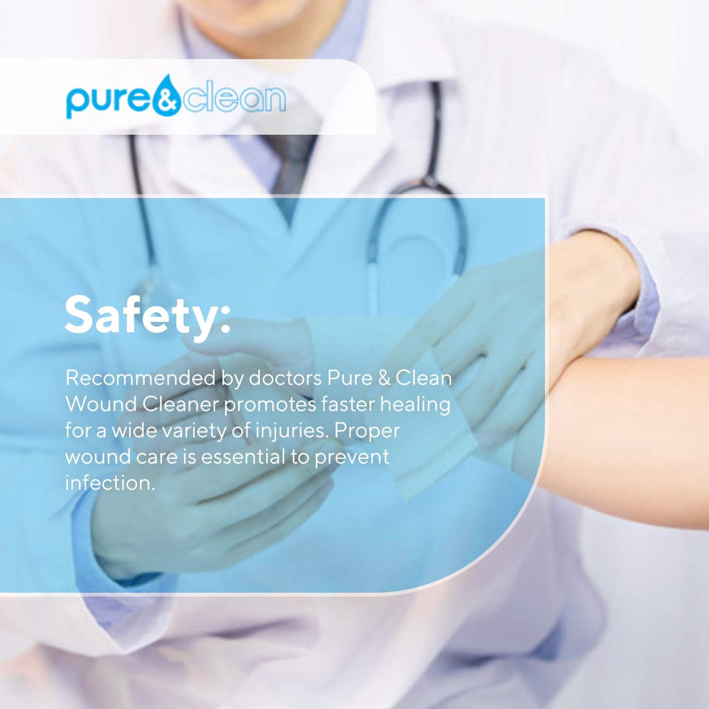 Pure & Clean Wound Cleanser, 8-ounce pump bottle 852421007027