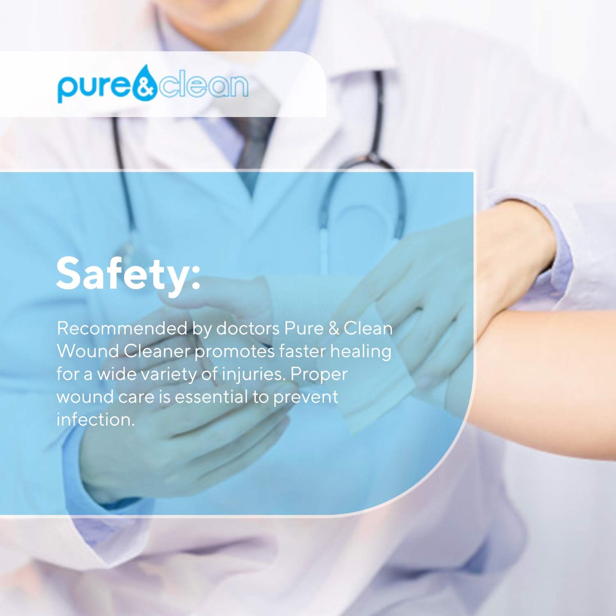 Pure & Clean Wound Cleanser, 8-ounce pump bottle 852421007027
