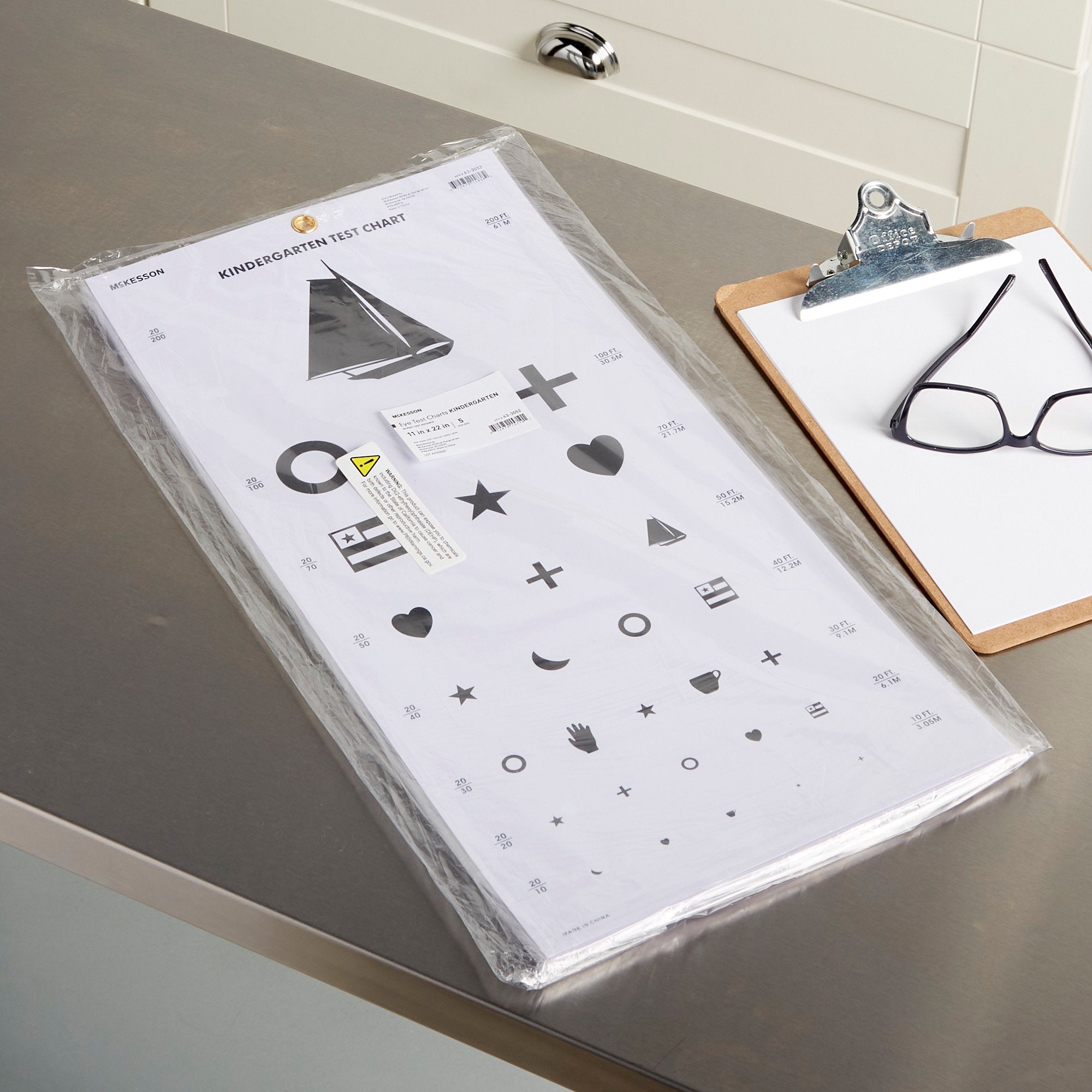 McKesson Preschool Eye Test Chart 63-3052