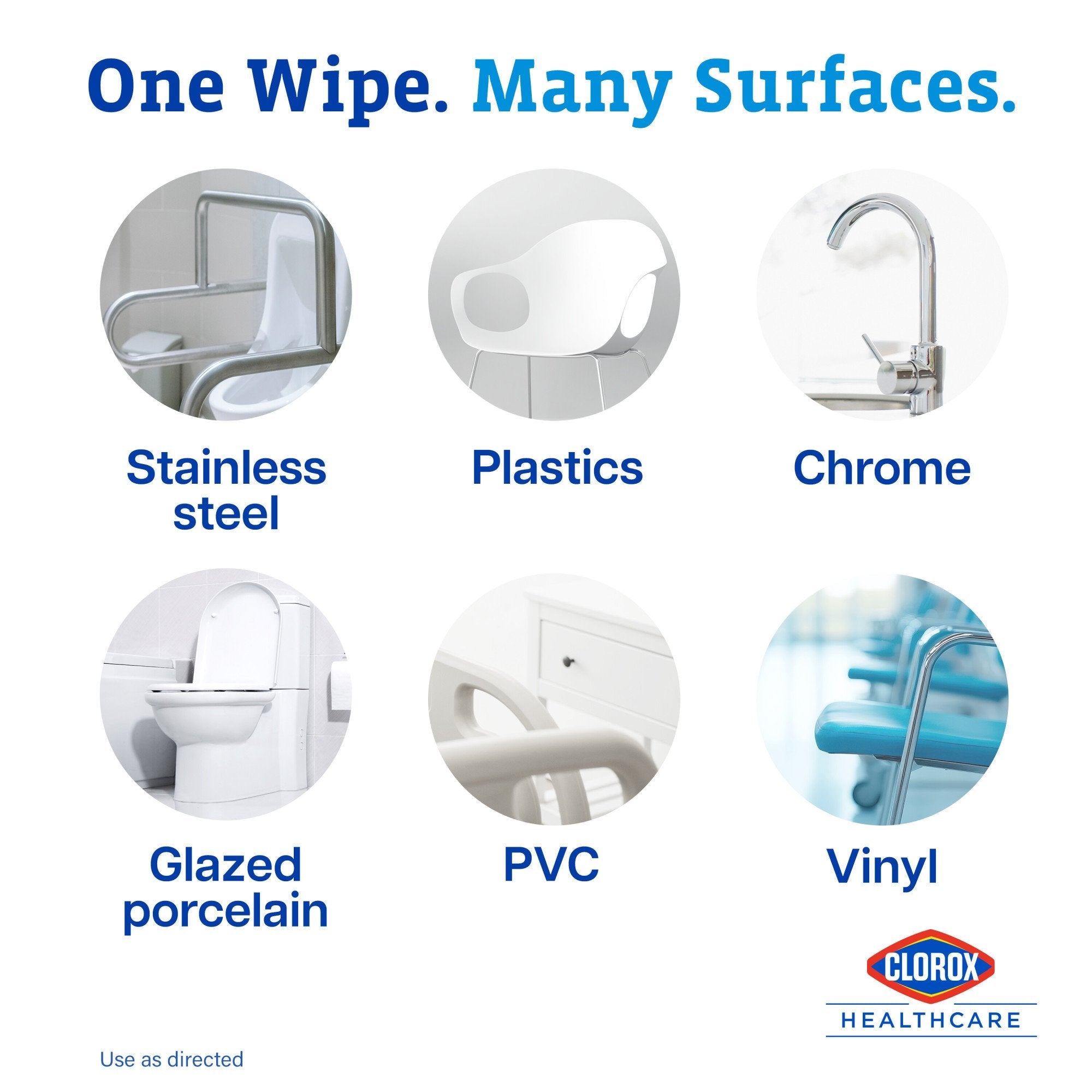 Clorox Healthcare® VersaSure® Cleaner Disinfectant Wipes, Canister 31758