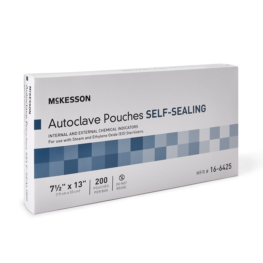 McKesson Sterilization Pouch, 7½ x 13 Inch 16-6425