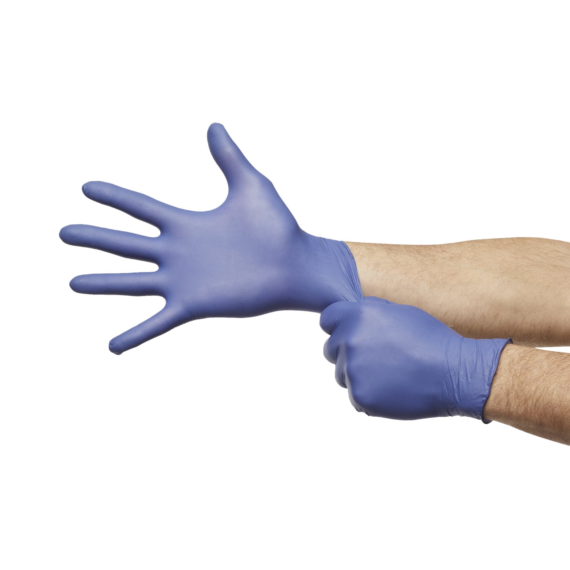 McKesson Confiderm® LDC Nitrile Exam Glove, Large, Blue 14-6N46C