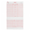 Recording Chart Paper Life Trace® Z-Fold Red Grid B4305AAO