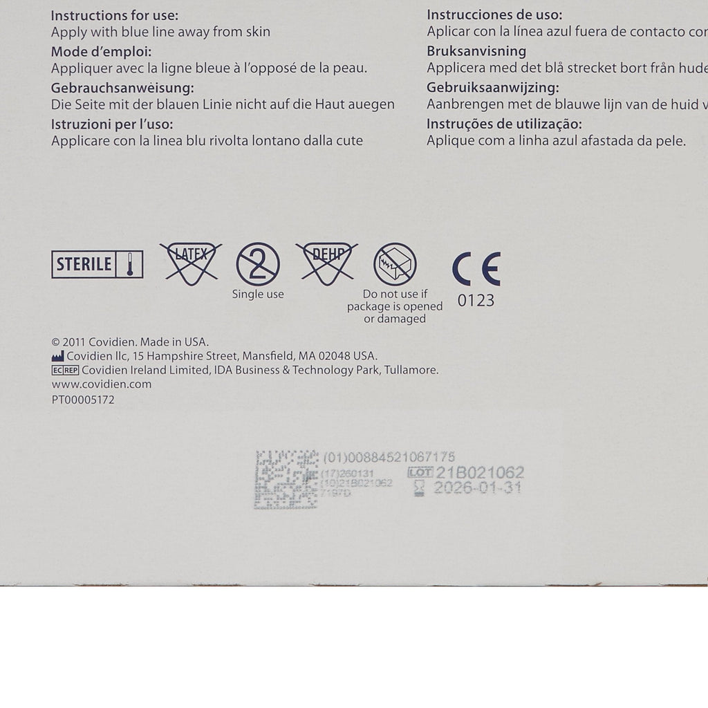 Dermacea™ Sterile Abdominal Pad, 7-1/2 x 8 Inch 7197D