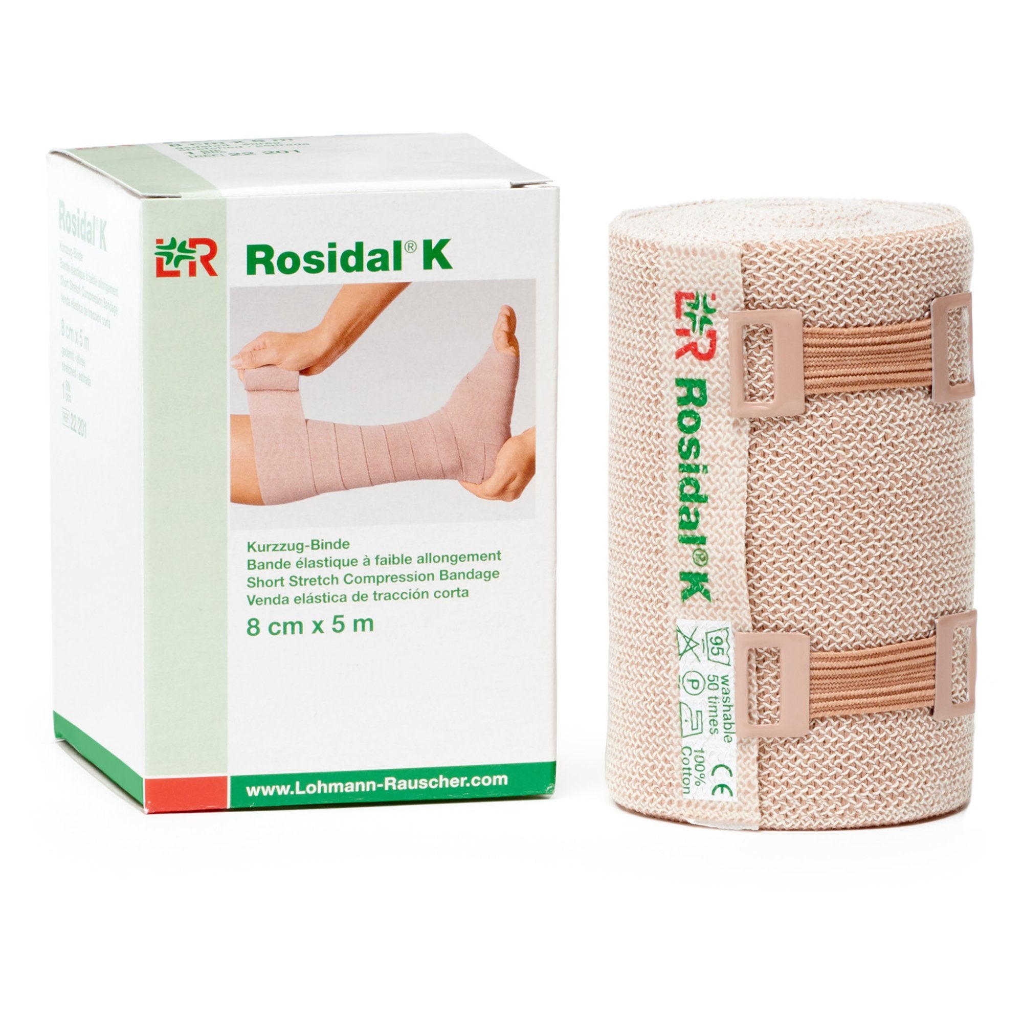 Rosidal® K Compression Bandage, 8 Centimeter x 5 Meter 90686