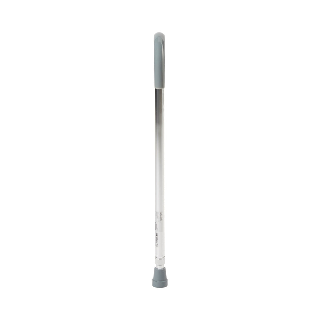 McKesson Round Handle Walking Cane, Aluminum, 29-3/4 – 38-3/4 Inch Height 146-10302-6