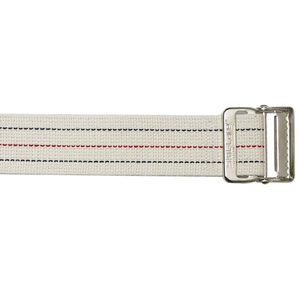 SkiL-Care™ Heavy-Duty Gait Belt with Metal Buckle, Pinstripe, 72 Inch 252074