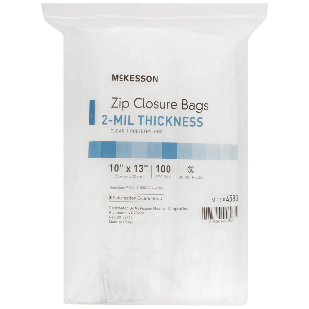McKesson Zip Closure Bag, 10 X 13 Inches 4583