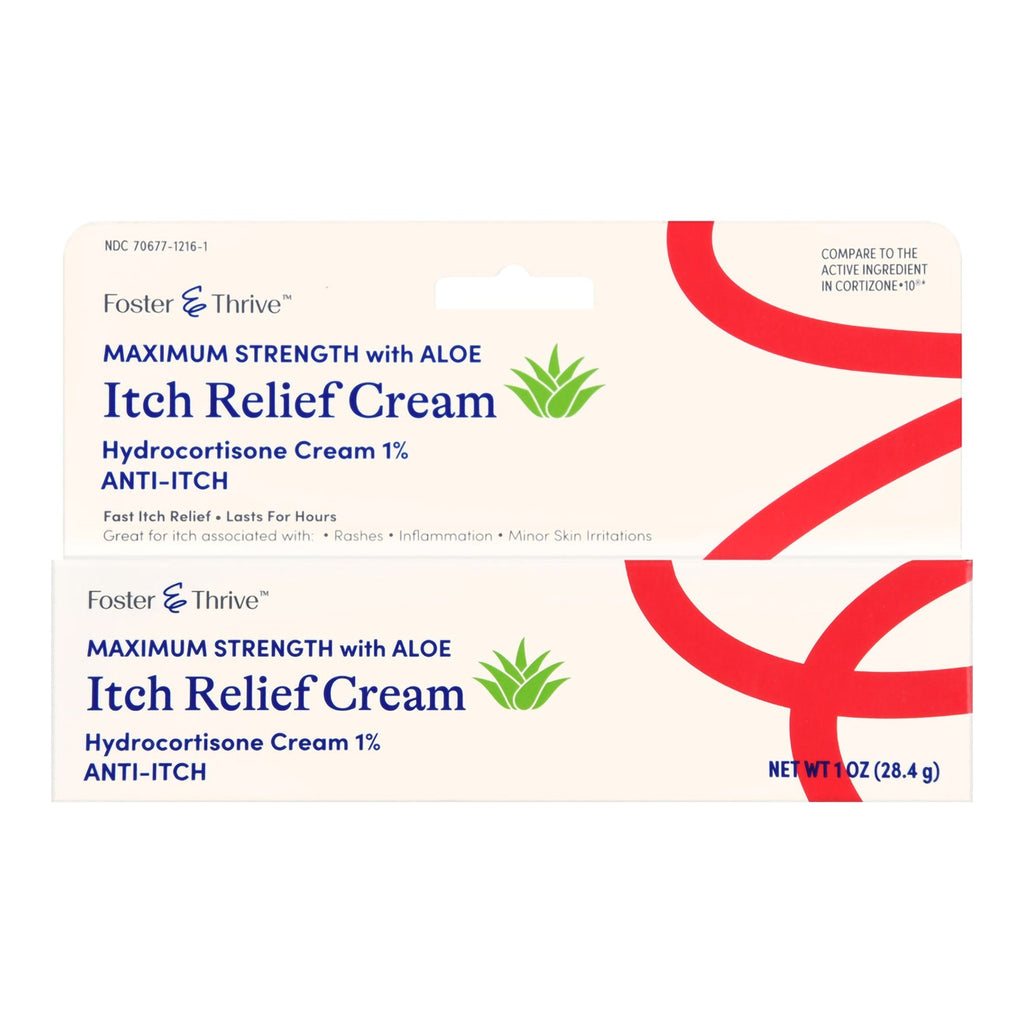 Foster & Thrive™ Hydrocortisone Cream with Aloe, 1-ounce tube 70677121601