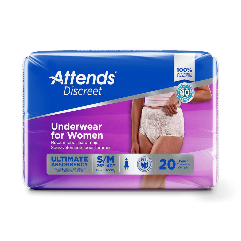 Attends® Discreet Women's Underwear, Level 5, Medium ADUF20