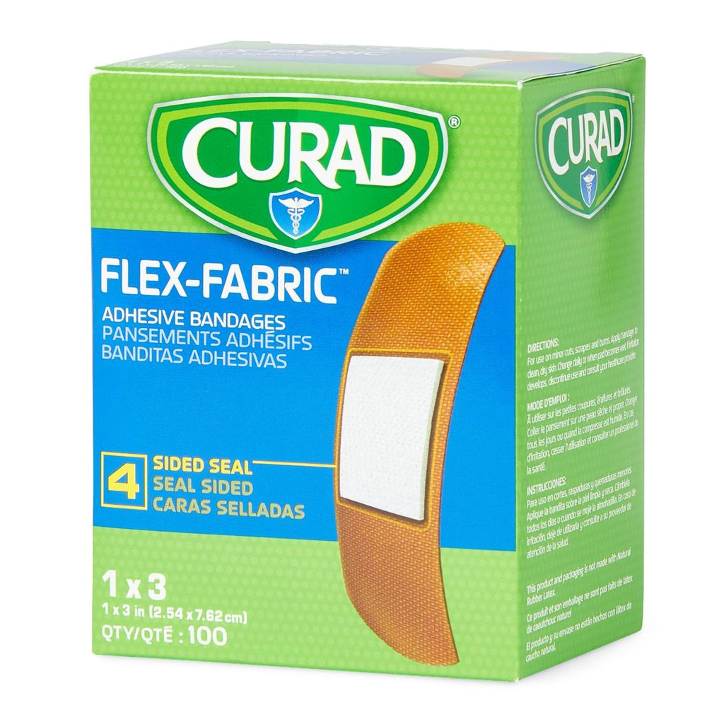 Comfort Cloth® Tan Adhesive Strip, 1 x 3 Inch NON25660