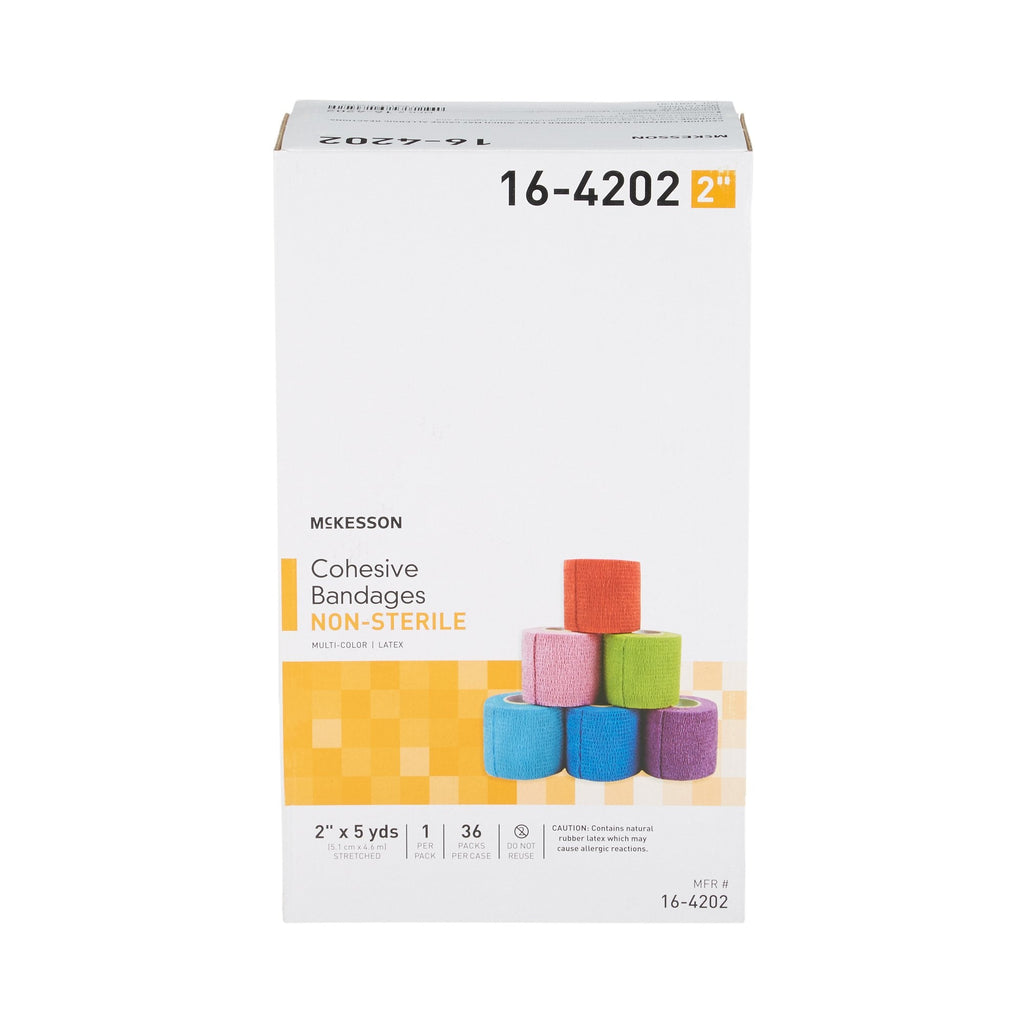 McKesson Self-adherent Closure Cohesive Bandage, 2 Inch x 5 Yard 16-4202