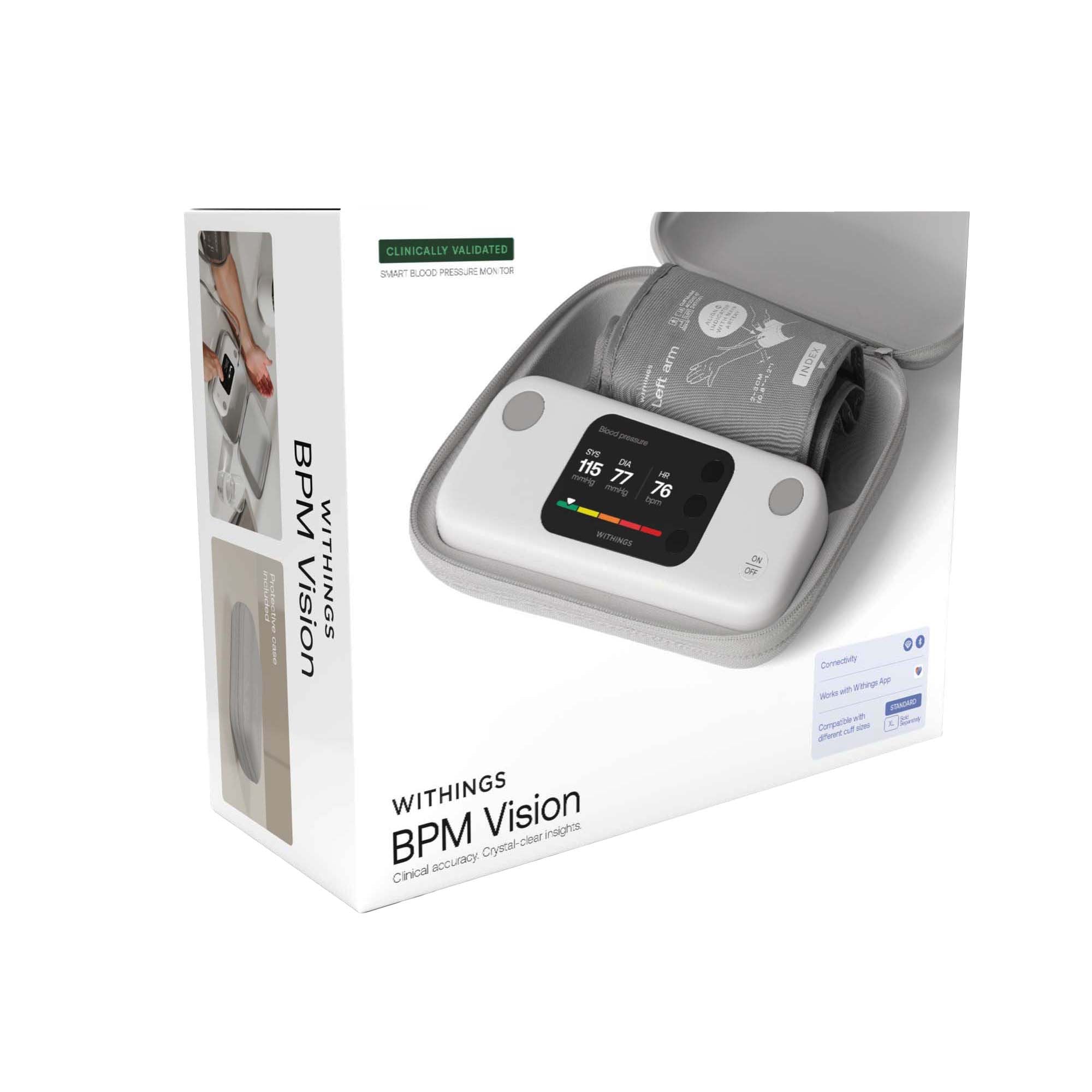 Digital Blood Pressure Monitor Smarthealth Adult Cuff 20 to 40 cm Desk Model WPM07-08-ALL-INT