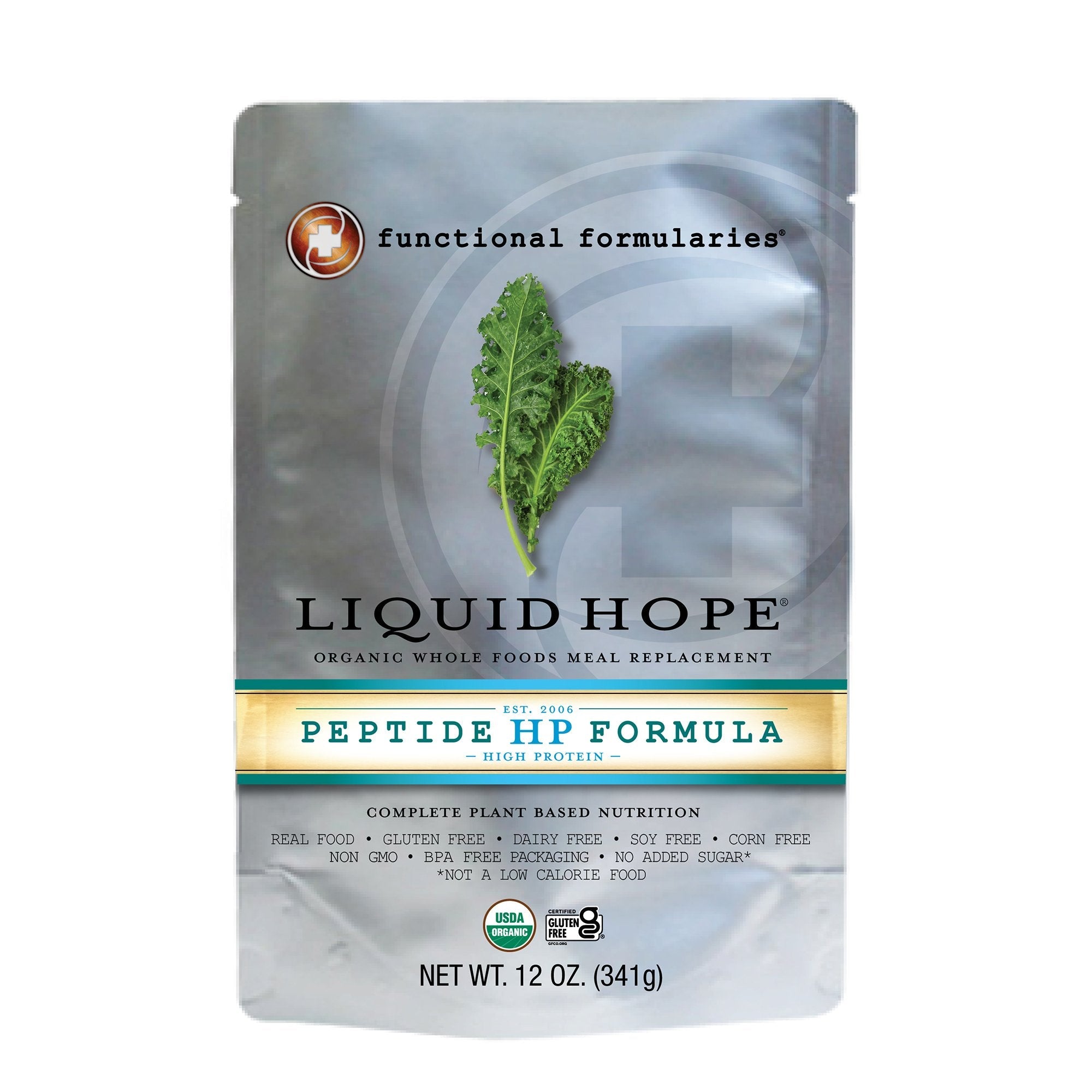Oral Supplement Liquid Hope® Peptide HP Formula Unflavored Liquid 12 oz. Pouch 212503