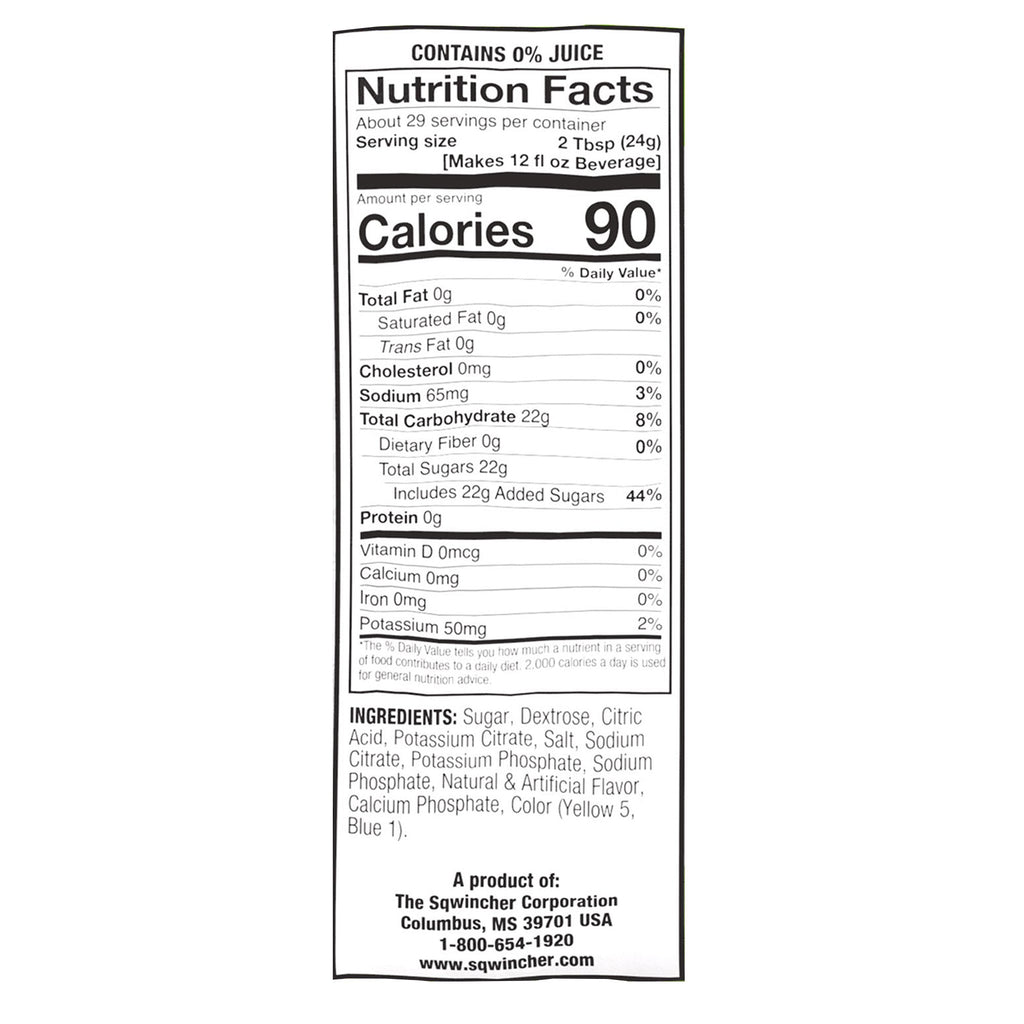 Sqwincher® Powder Pack® Lemon-Lime Electrolyte Replenishment Drink Mix 159016043
