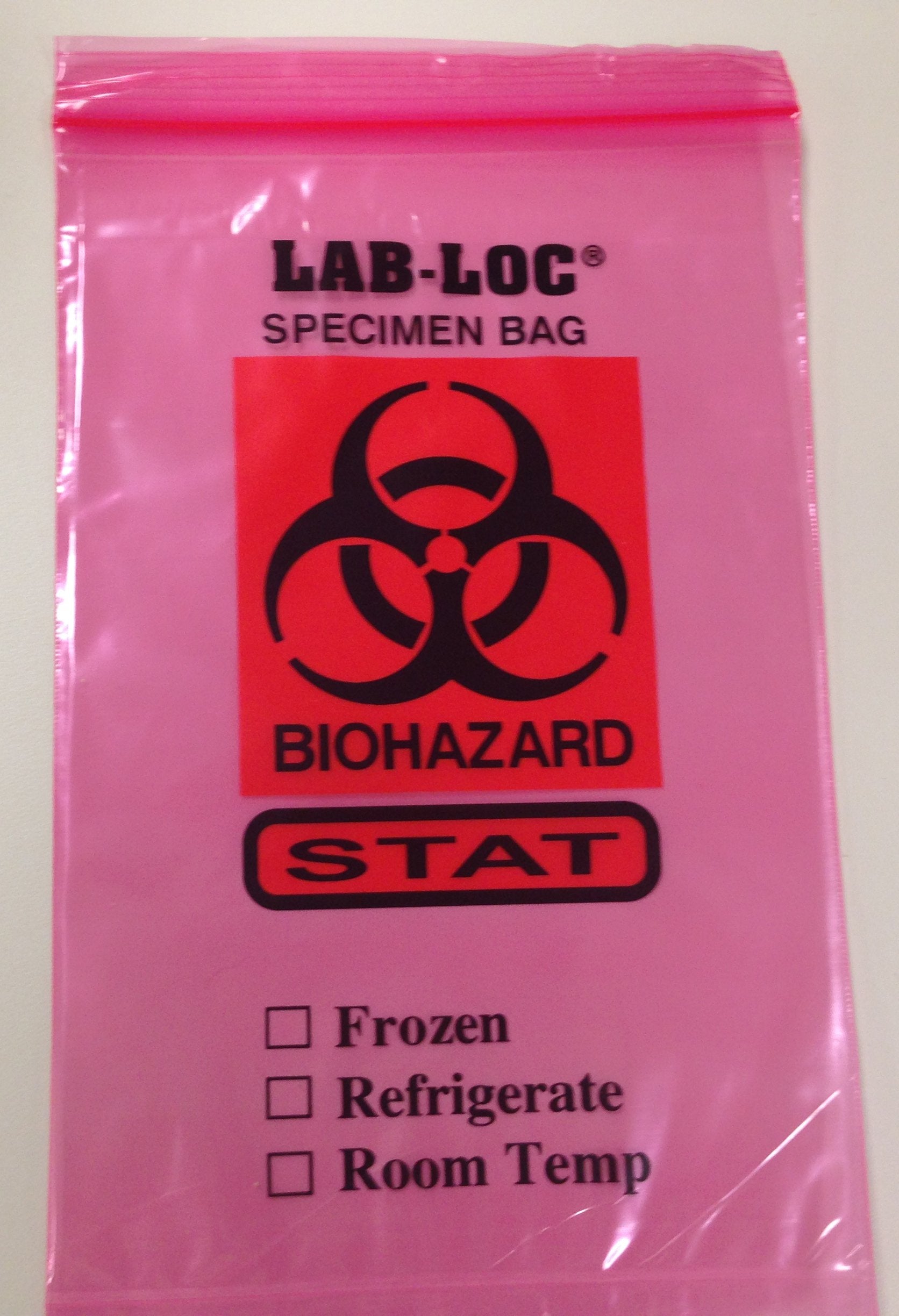 Seal-N-Rip® Specimen Transport Bag with Document Pouch F20609STATSNR