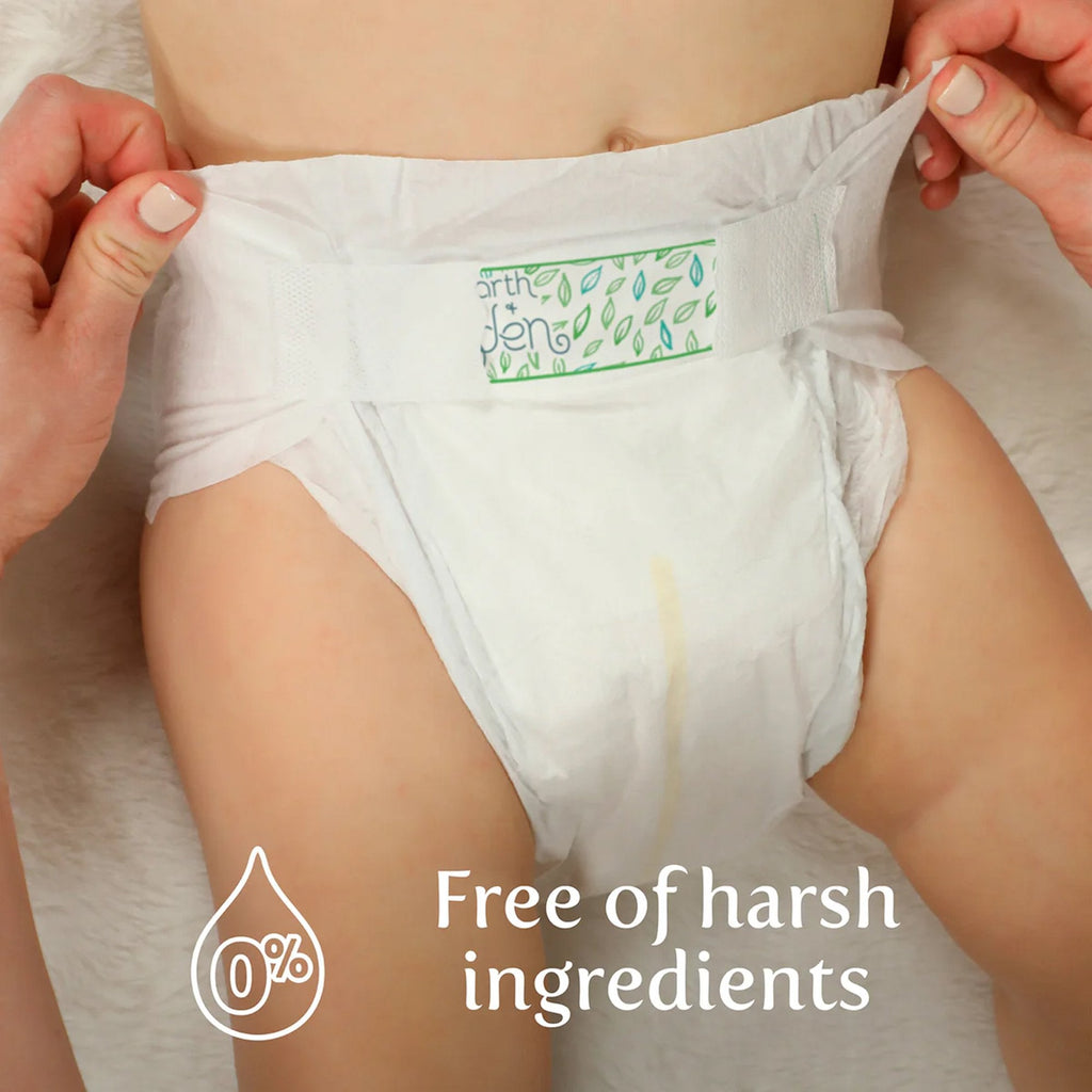 Earth & Eden Sensitive™ Baby Diapers, Size 4 for Babies Weighing 22 – 37 lbs. 10008048