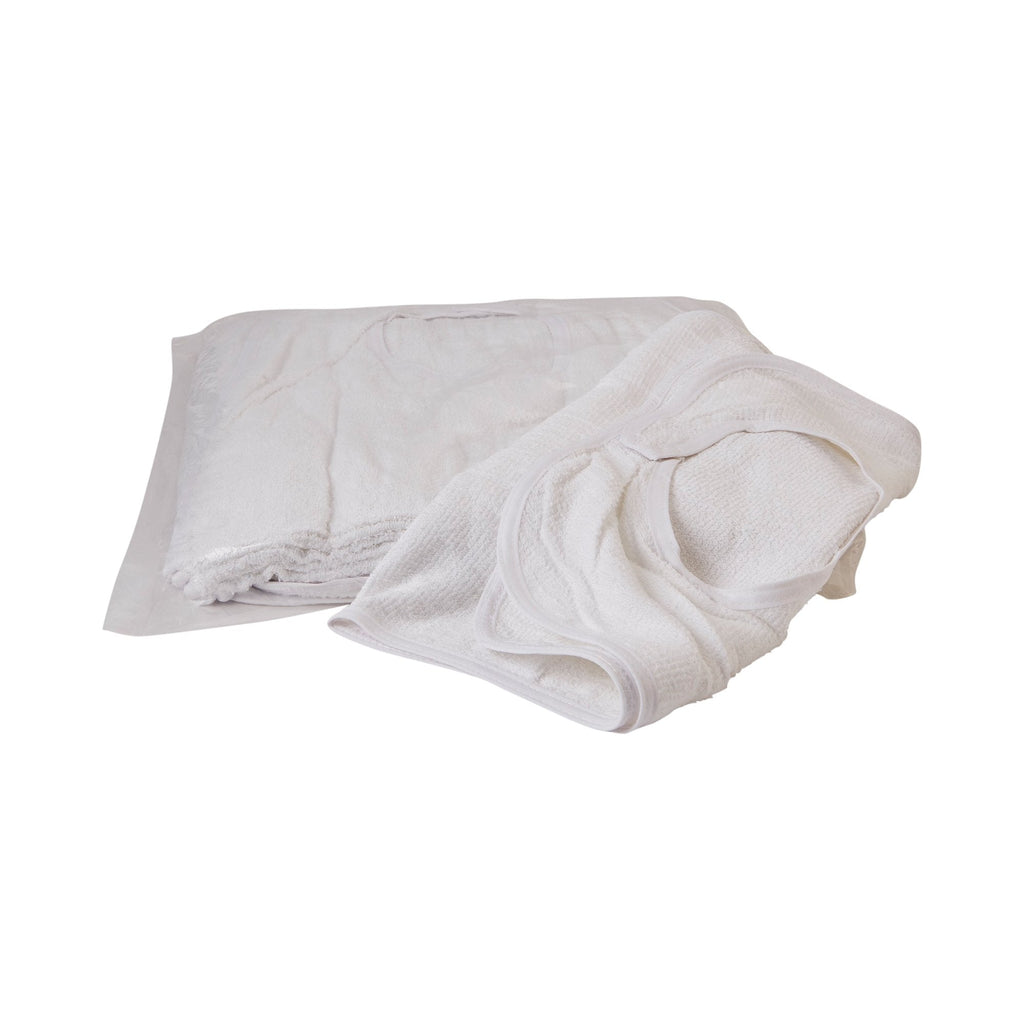 Beck's Classic Terry Adult Bib, White TB1834