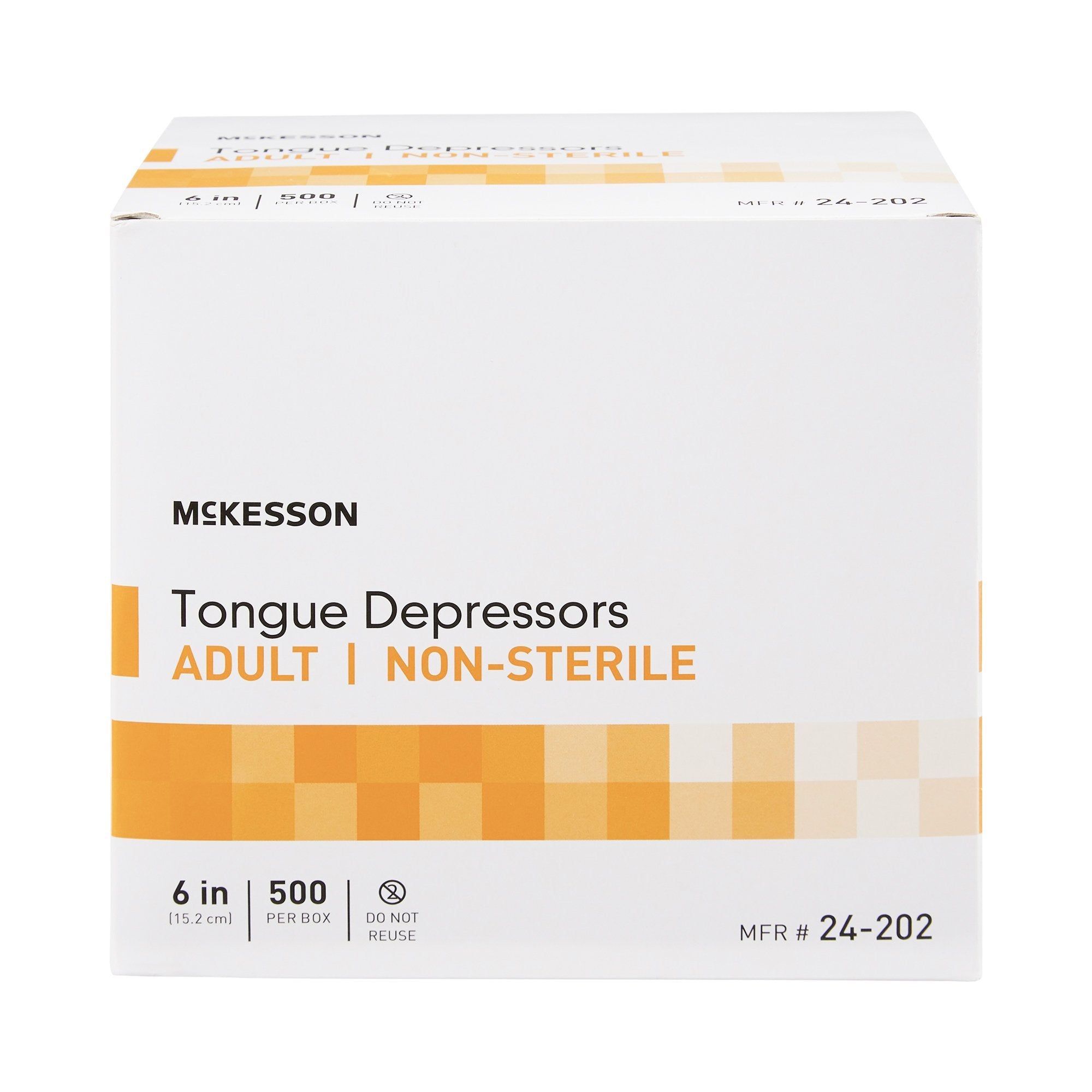 McKesson Tongue Depressors for Adult Use, Nonsterile 24-202