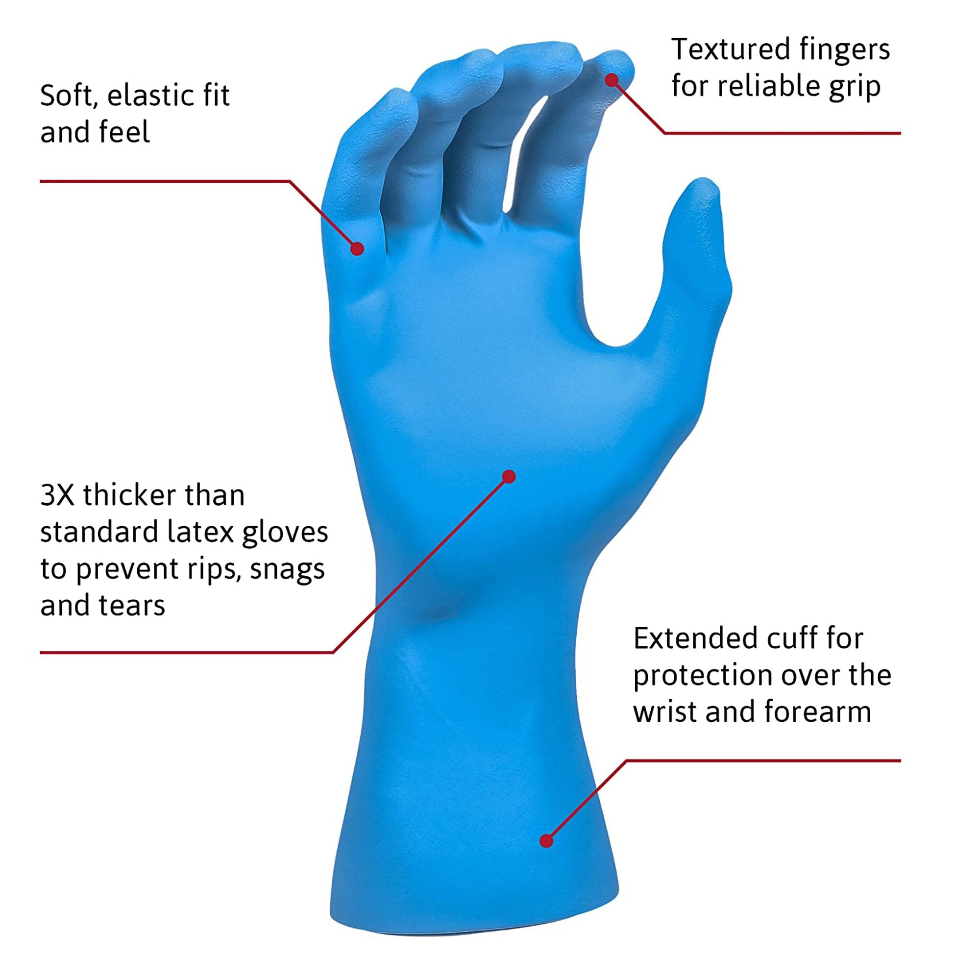 Supreno® SE Nitrile Exam Glove, Medium, Blue SU-690-M