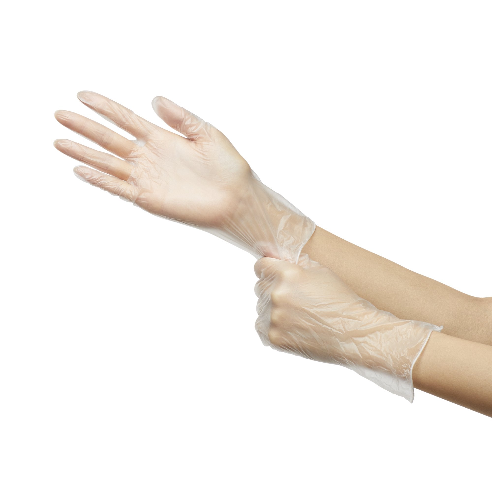 McKesson Vinyl Exam Glove, Extra Large, Clear 14-140