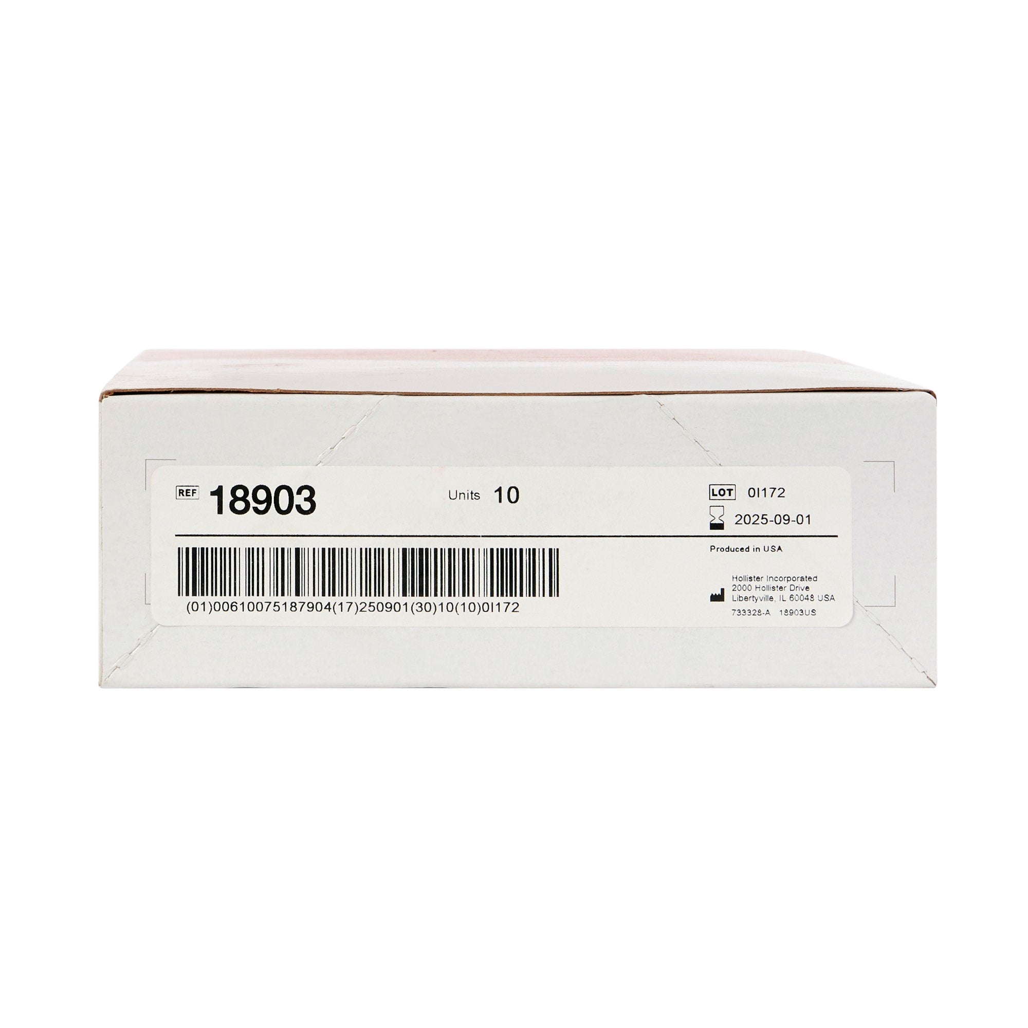 New Image™ Two-Piece Transparent Urostomy Pouch, 57 mm Flange, Red Match 18903