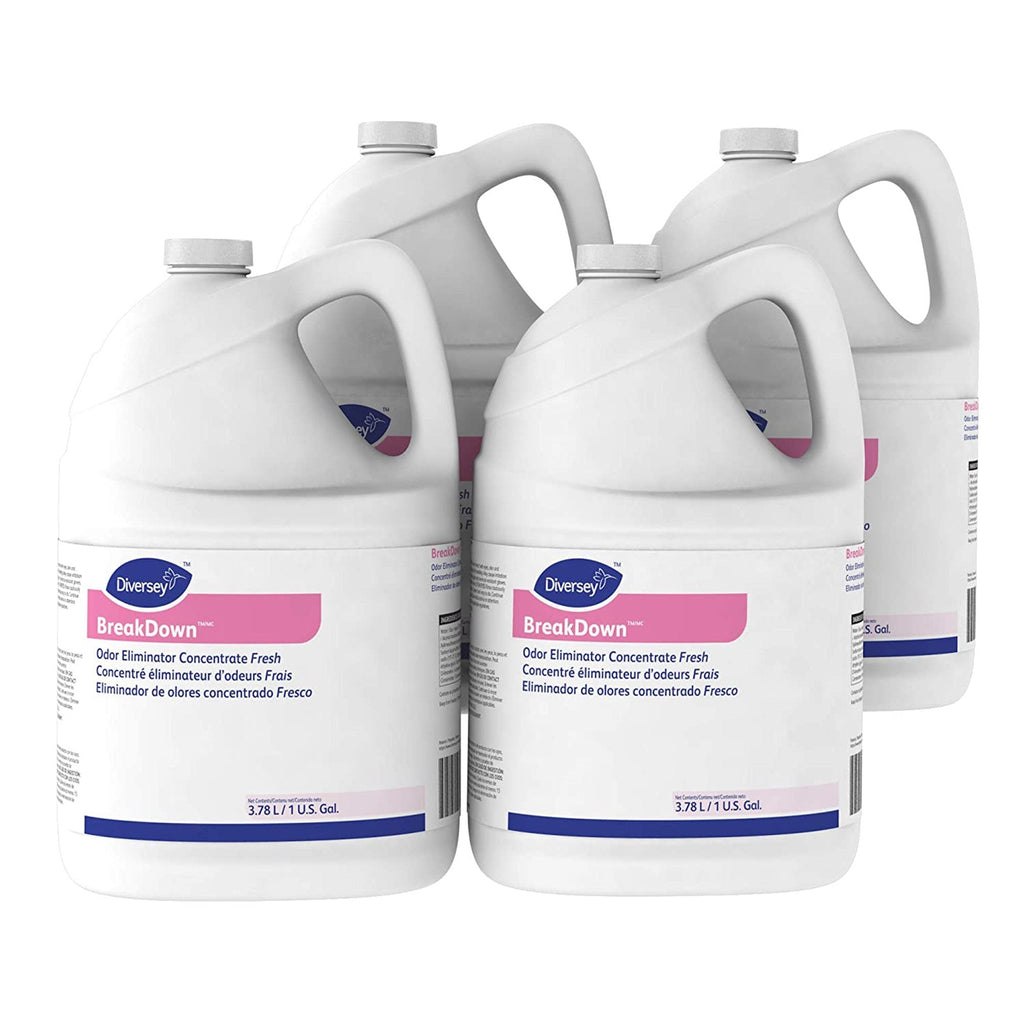 BreakDown™ Odor Eliminator and Cleaner Concentrate, Cherry Almond Scent, 1 gal. DVO94355110