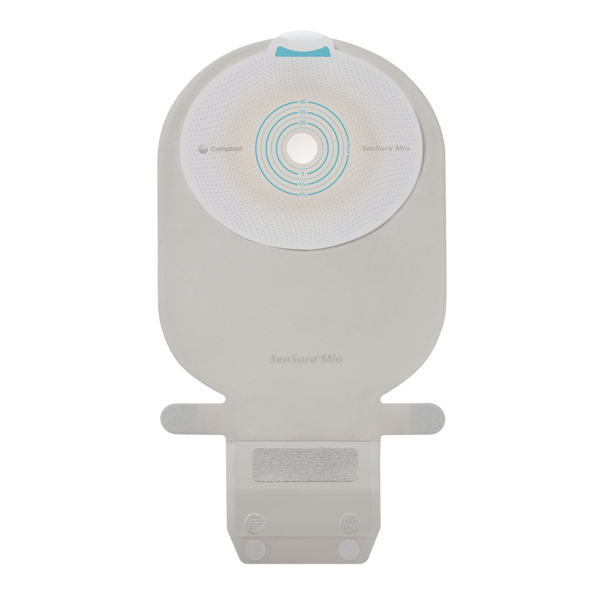 SenSura® Mio Flat 1-Piece Transparent Ostomy Pouch, 50 mm Stoma 10486