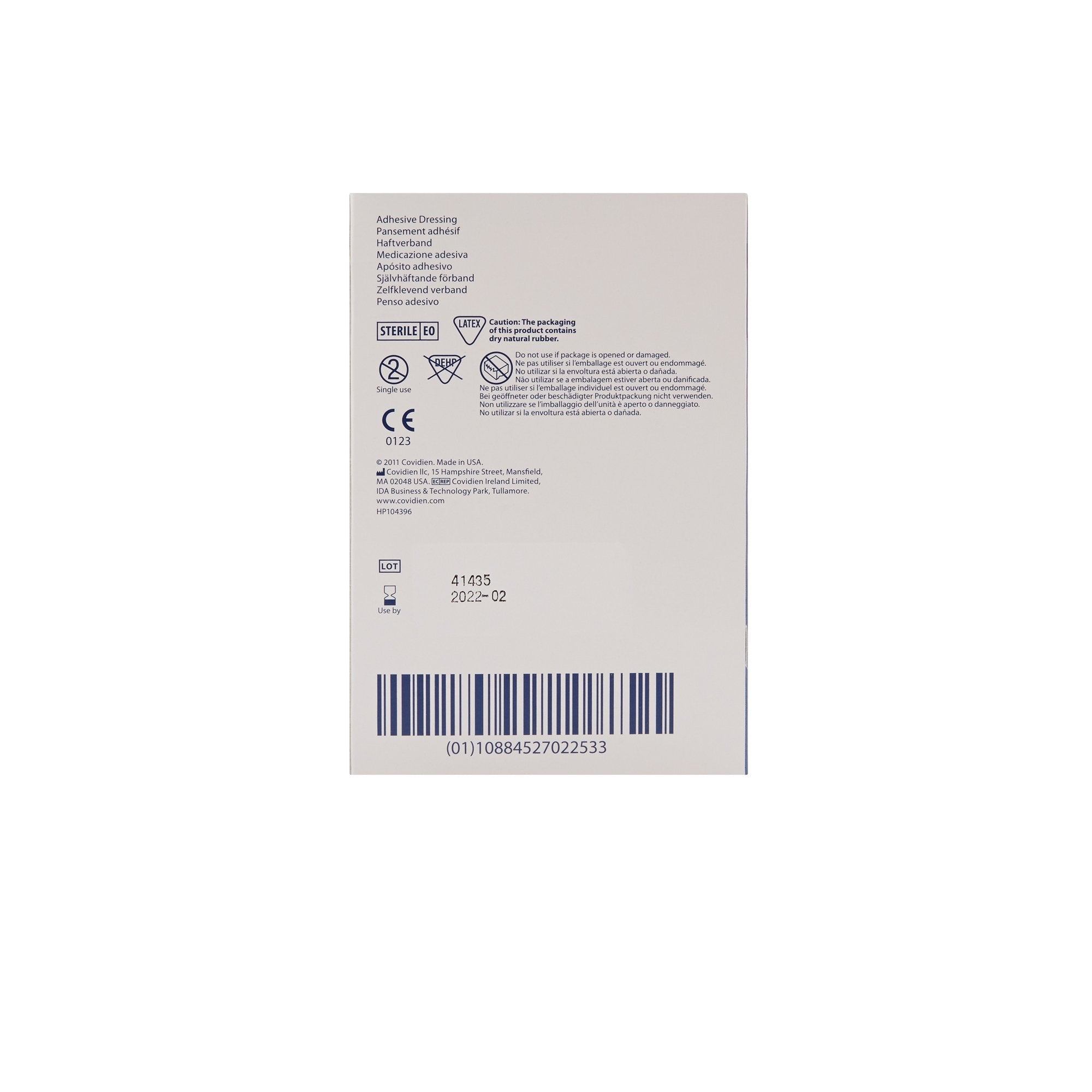 Telfa™ White Adhesive Dressing, 2 x 3 Inch 6017