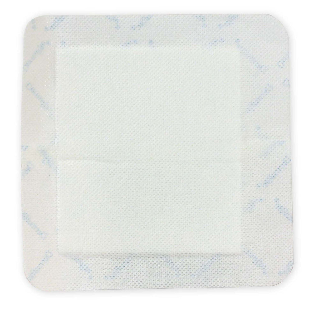 DermaRite® Adhesive Dressing, 4 x 4 Inch, White 00255