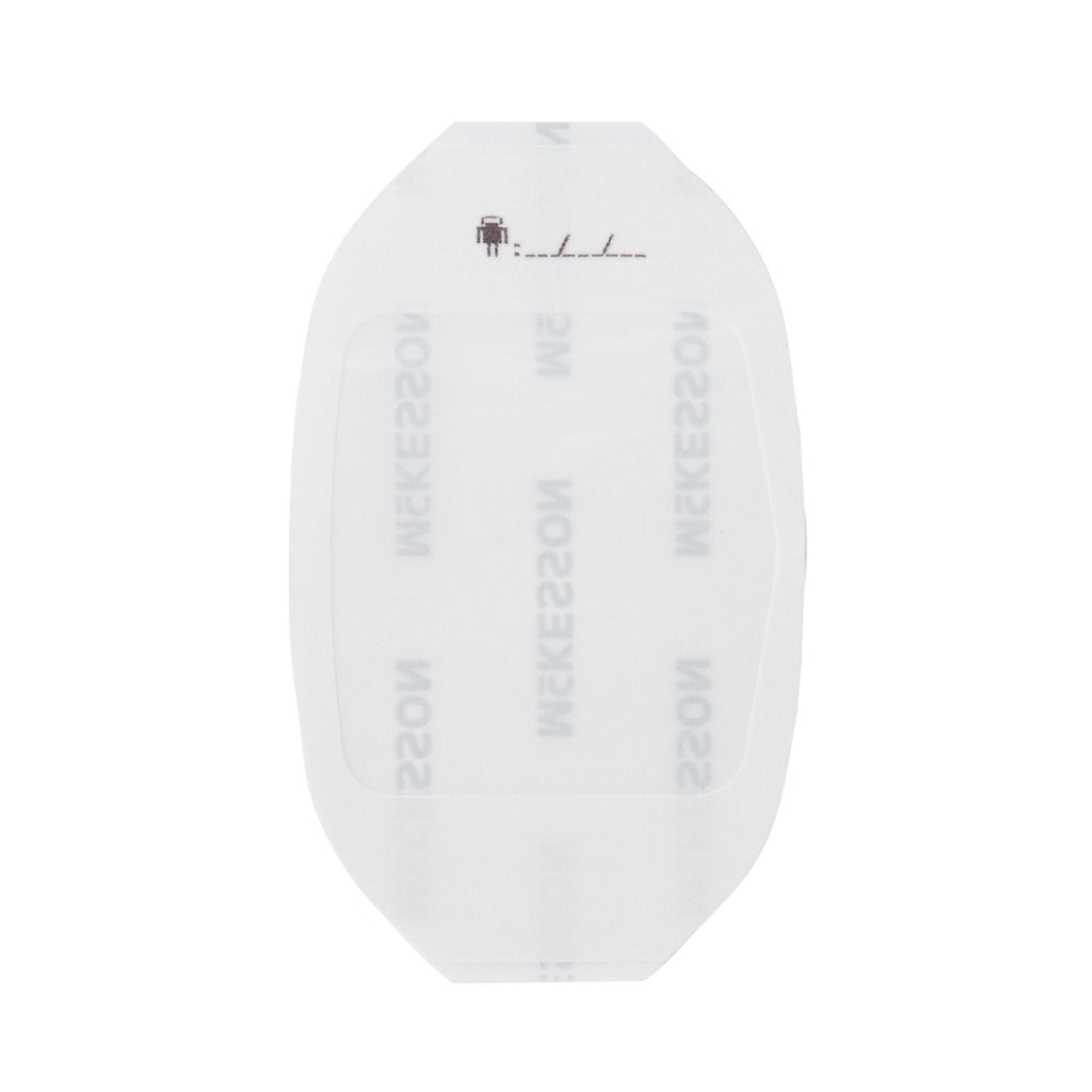 McKesson Octagonal Sterile Dressing with Frame-Style Delivery, 6 x 7 Centimeter 4985