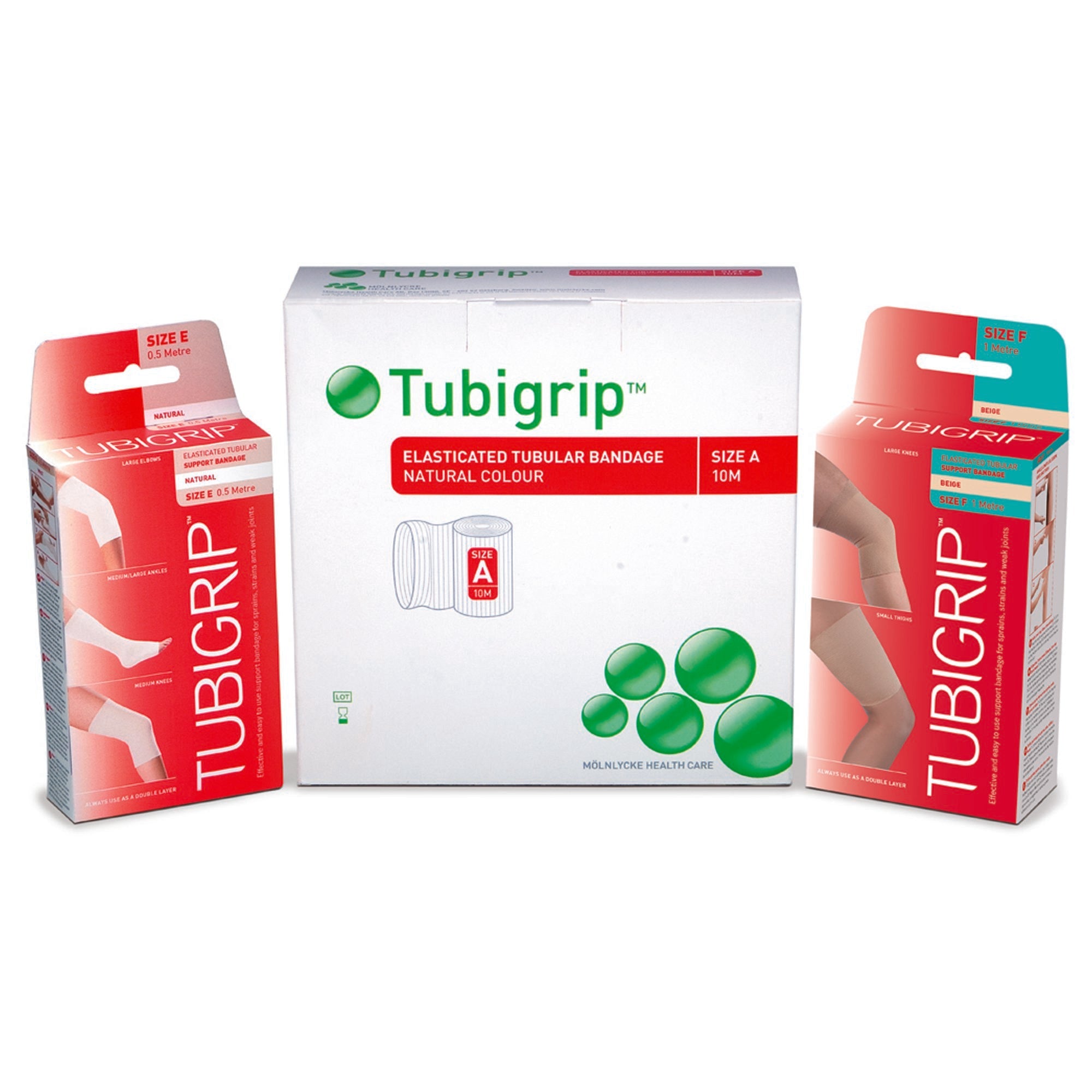 Tubigrip® Pull On Elastic Tubular Support Bandage, 10 Meter, Size F 1438