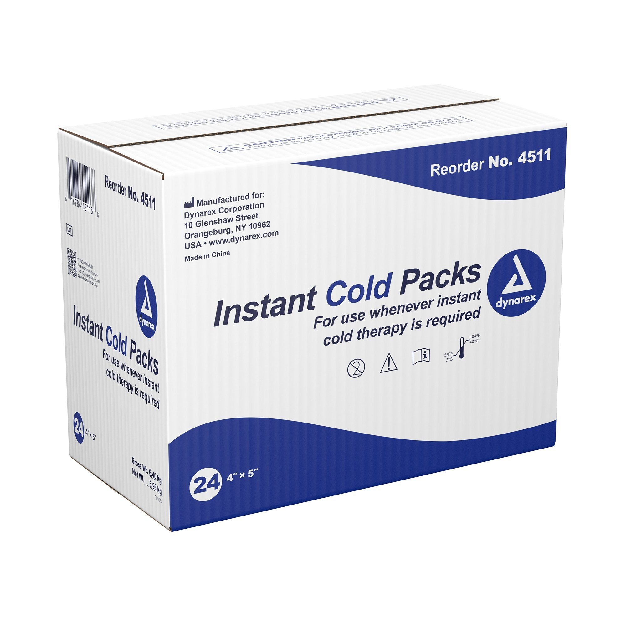 dynarex® Instant Cold Pack, 4 x 5 Inch 4511